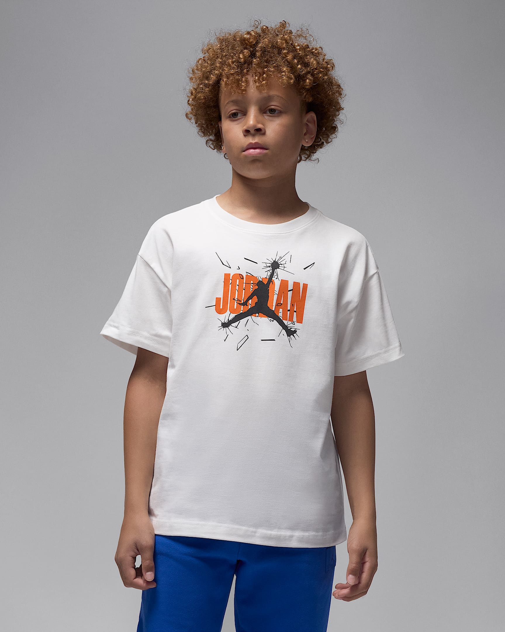 Jordan Big Kids' '85 Shatter T-Shirt - Sail