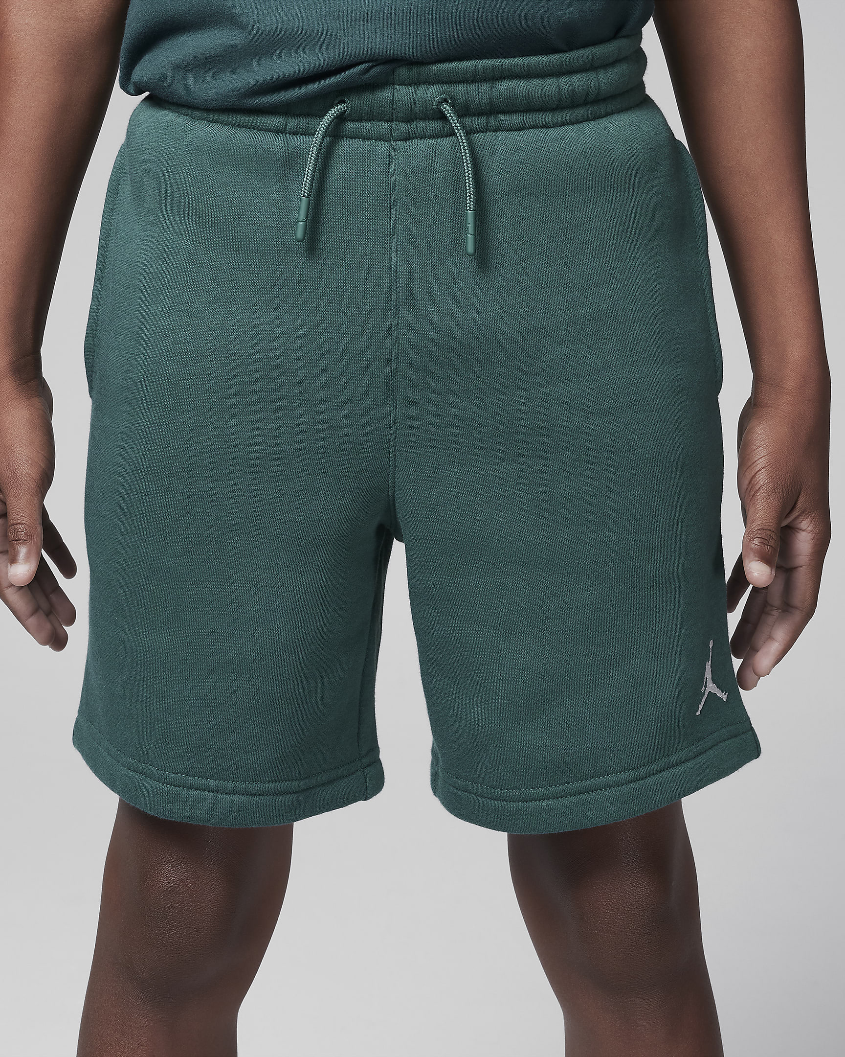 Jordan MJ Brooklyn Fleece Essentials Big Kids' Shorts - Oxidized Green