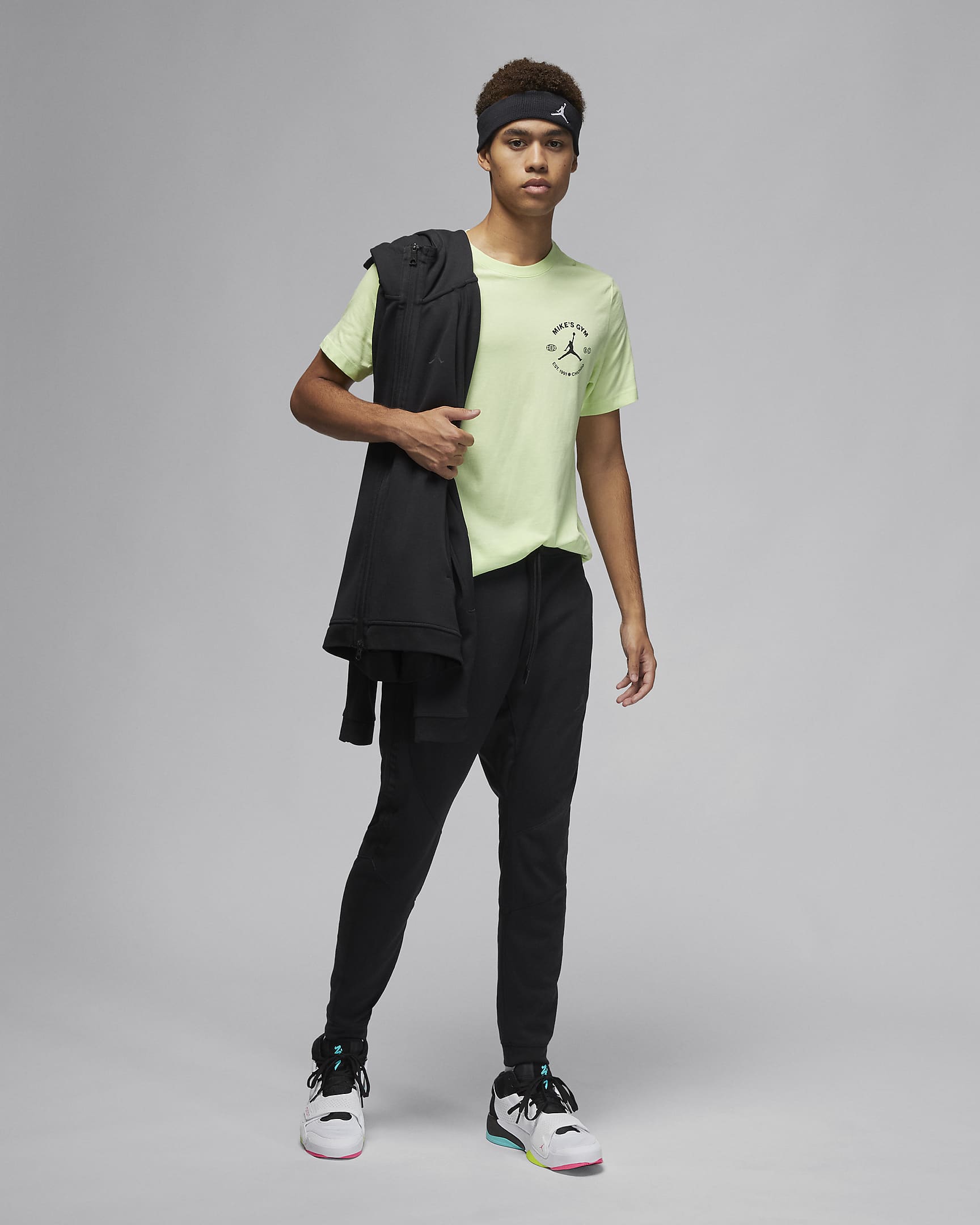 Jordan Dri-FIT Sport Men's Air Fleece Trousers - Black/Black