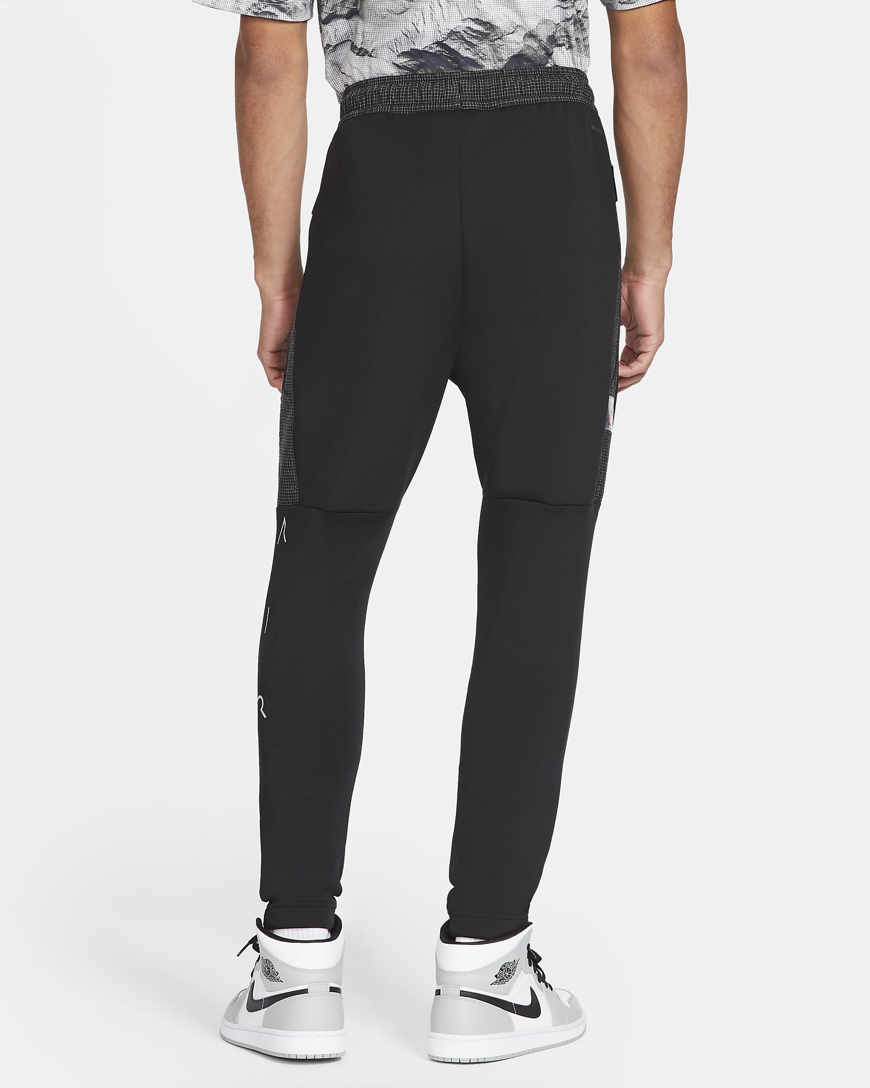 Jordan Air Men's Fleece Trousers - Black/White