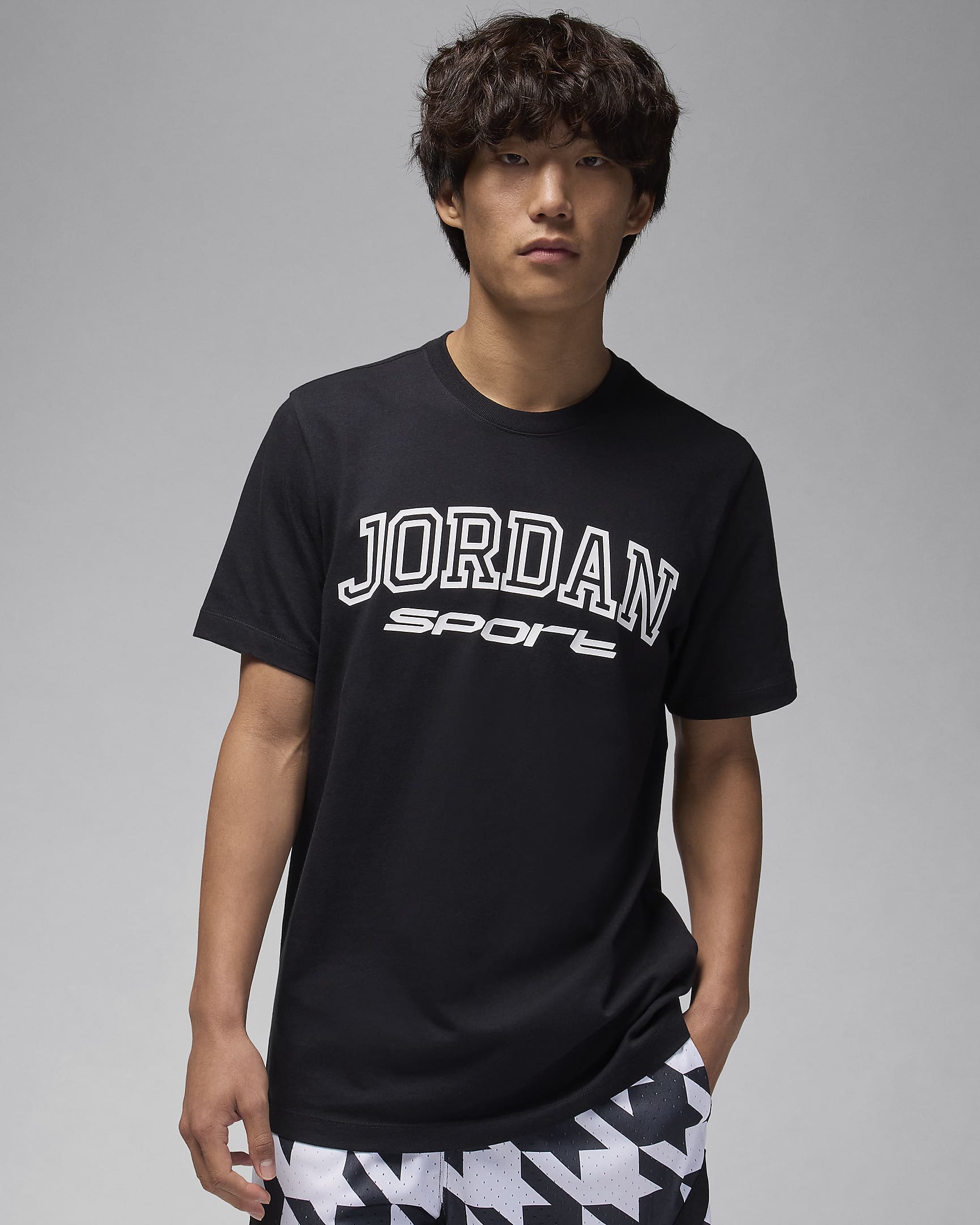 Jordan Sport Men's Dri-FIT T-Shirt - Black/White