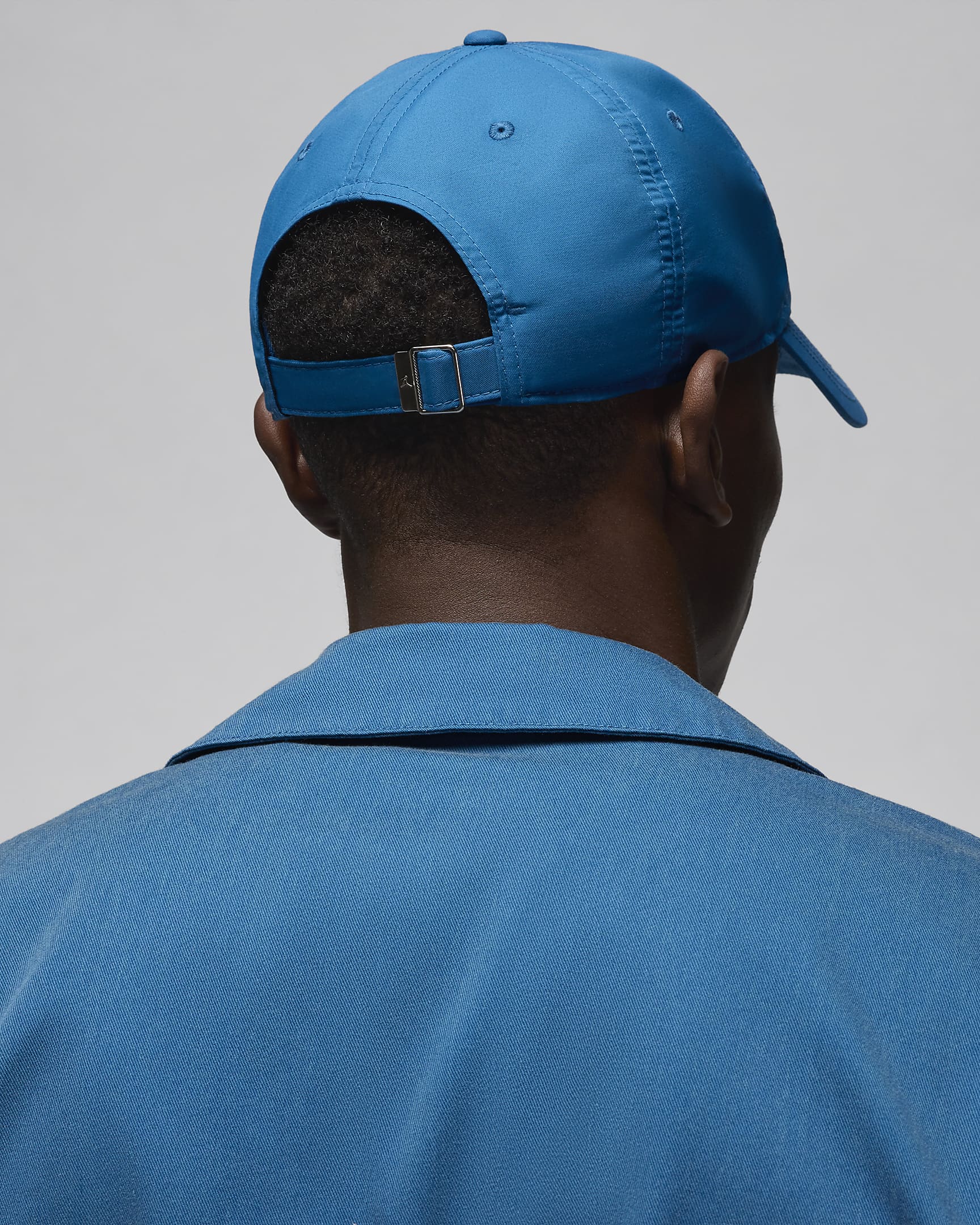 Jordan Club Cap Adjustable Unstructured Hat - Industrial Blue/White