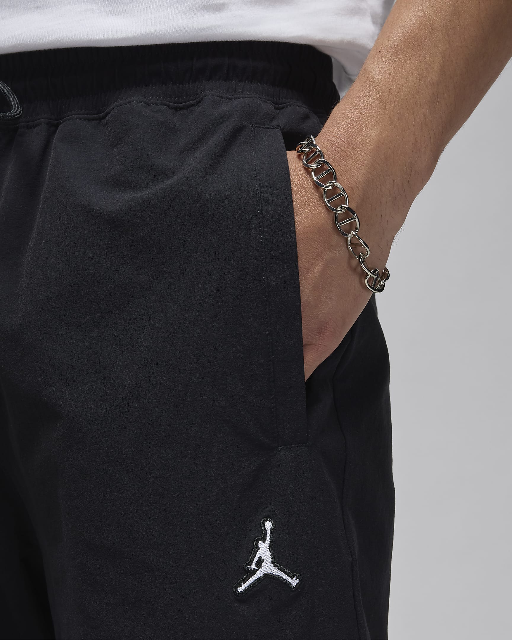 Pantalon tissé Jordan Essential pour Homme - Noir/Blanc