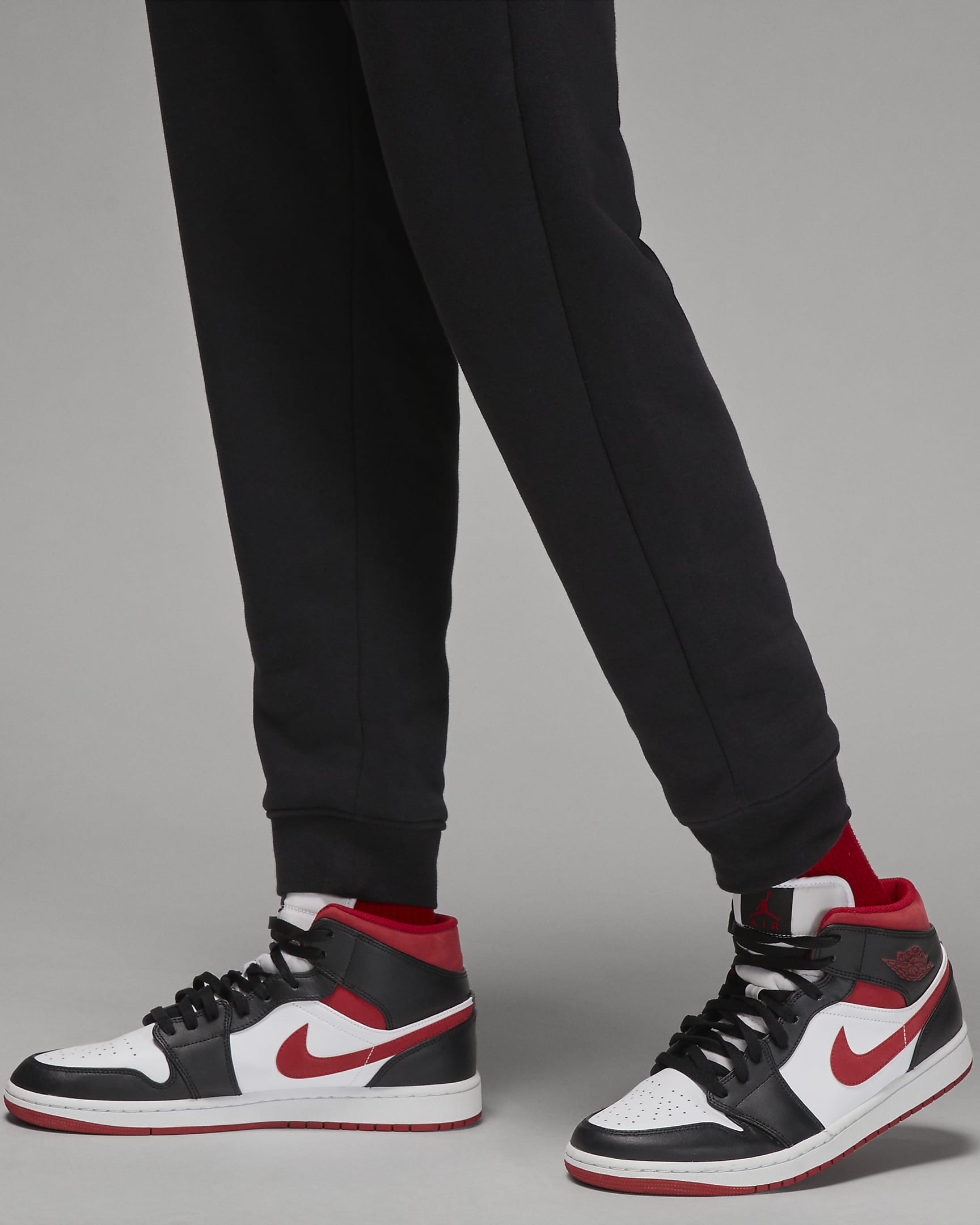 Jordan Brooklyn Fleece joggingbroek voor heren - Zwart/Wit