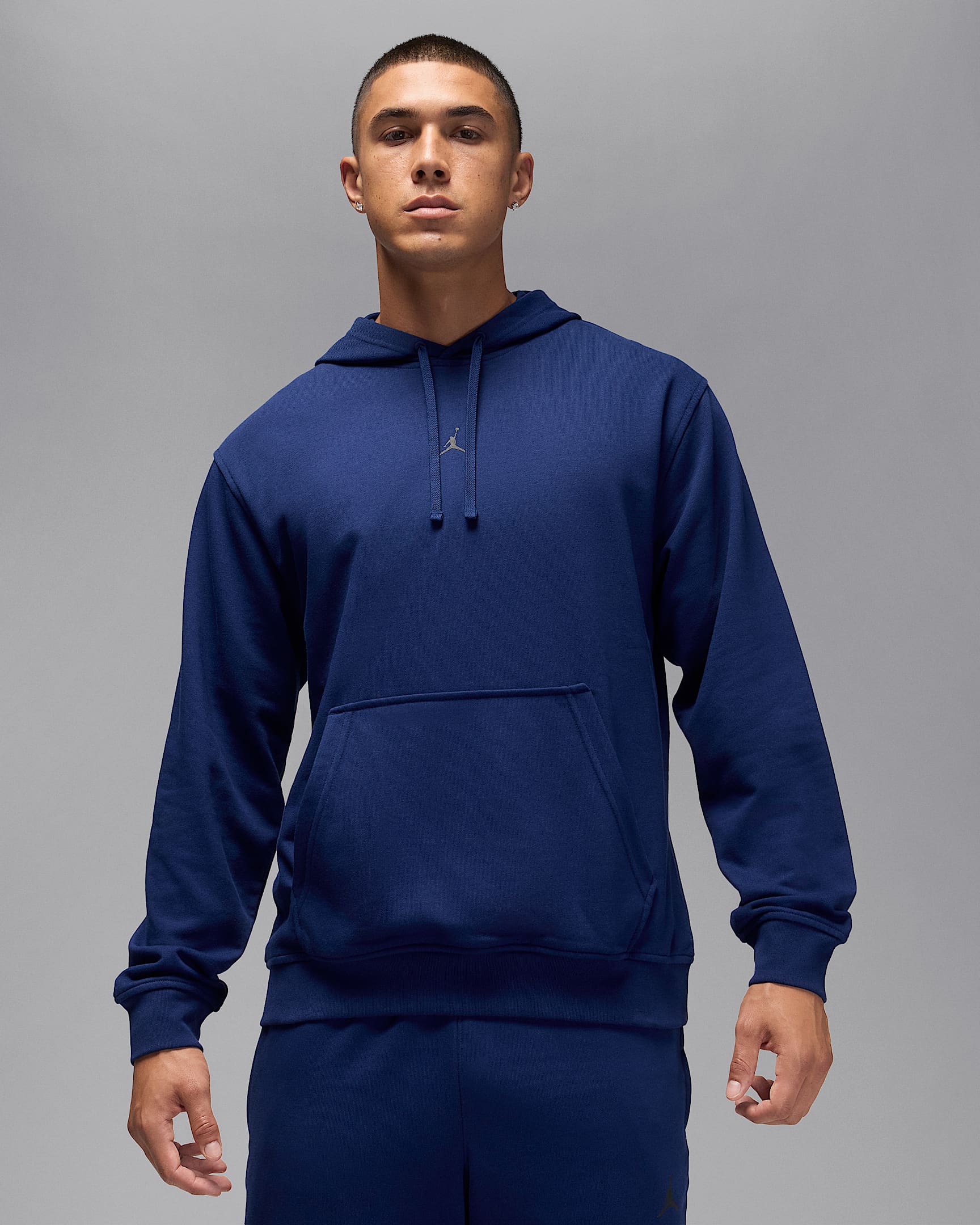 Jordan Sport Crossover Men's Dri-FIT Pullover Hoodie - Blue Void/Black