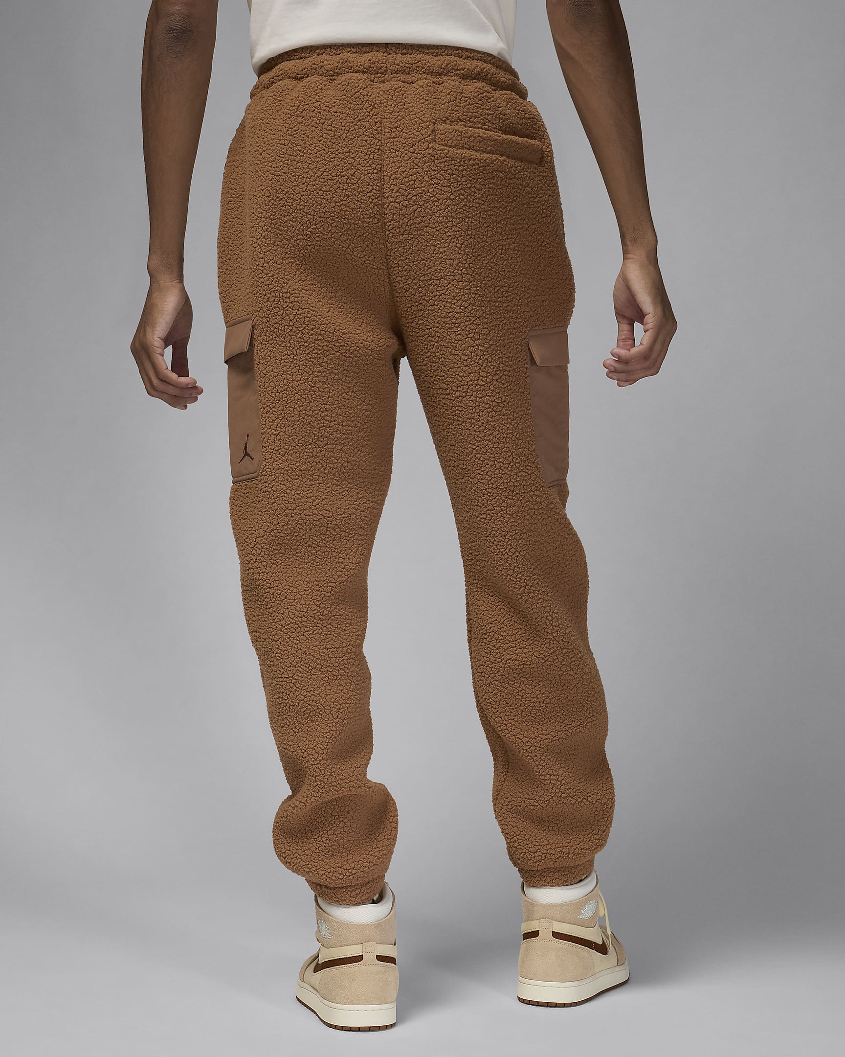 Jordan Flight Men's High-Pile Fleece Trousers - Archaeo Brown