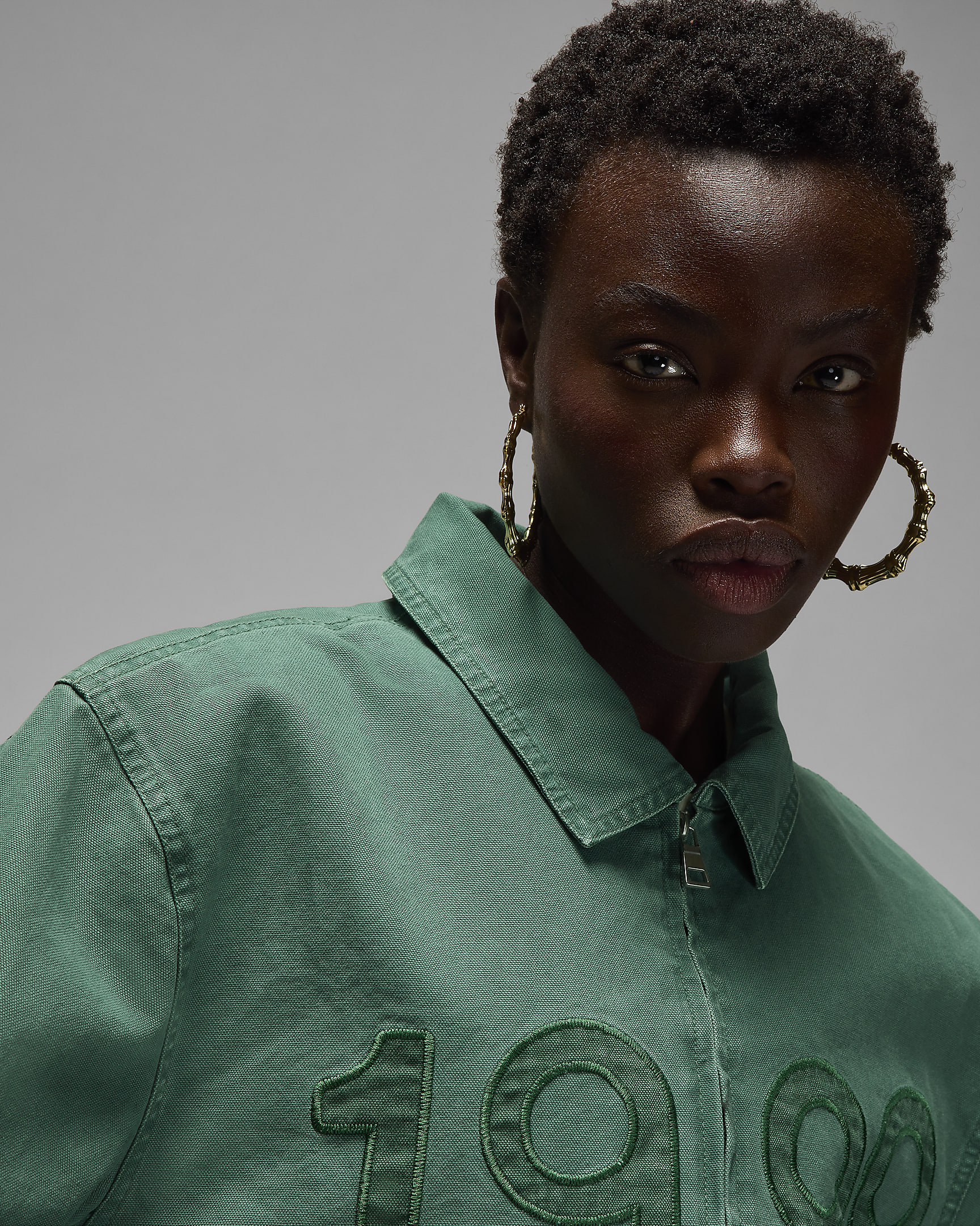 Jordan x Nina Chanel Abney Canvas Jacket.