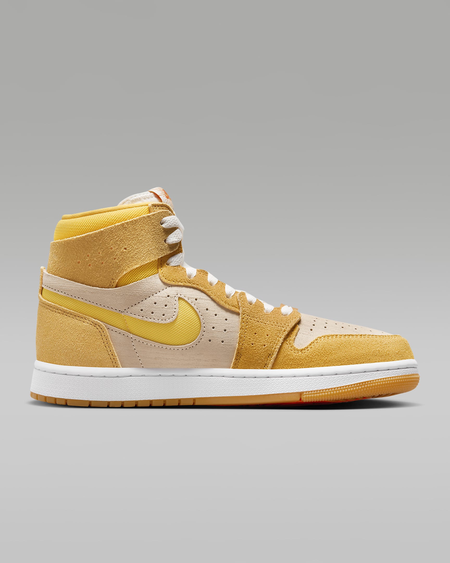 Chaussure Air Jordan 1 Zoom CMFT 2 pour femme - Yellow Ochre/Pale Vanilla/Safety Orange/Tour Yellow