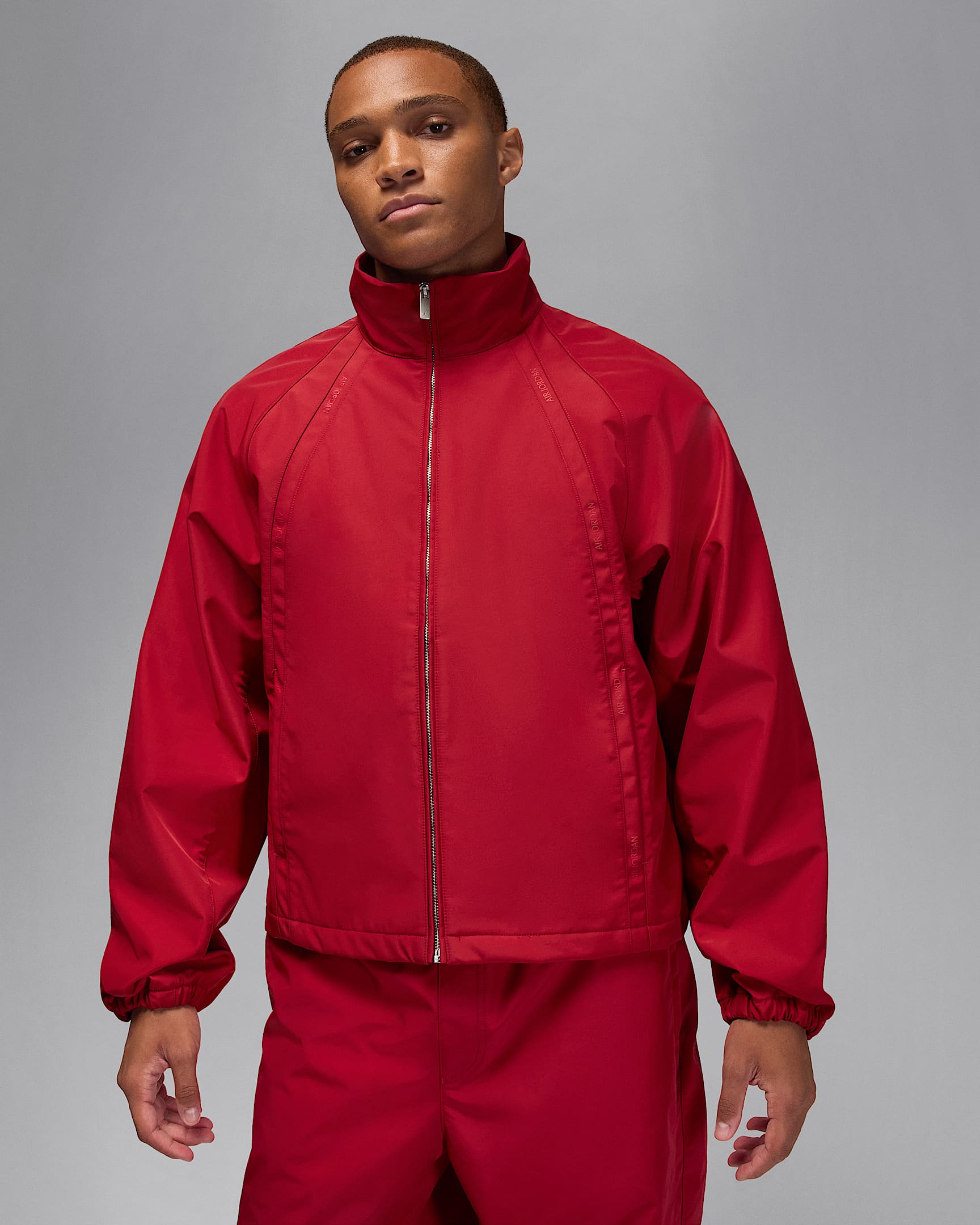 Air Jordan Men's Track Jacket - Wings Jordan Red