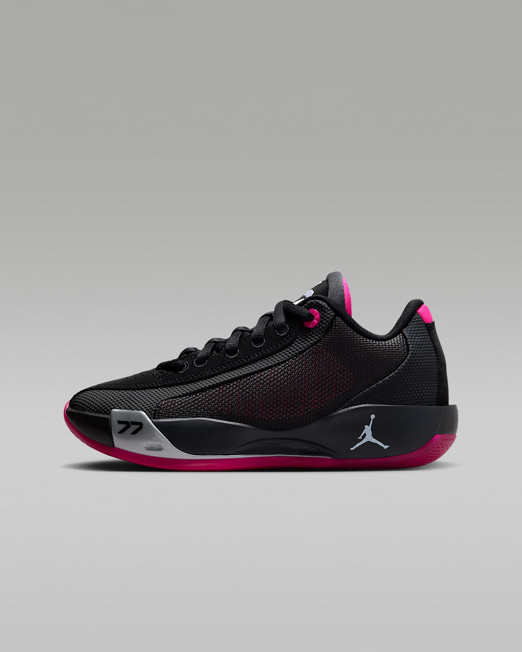 Tenis de básquetbol para niños grandes Luka .77 "Navidor" - Negro/Antracita/Rosa óptimo/Blanco
