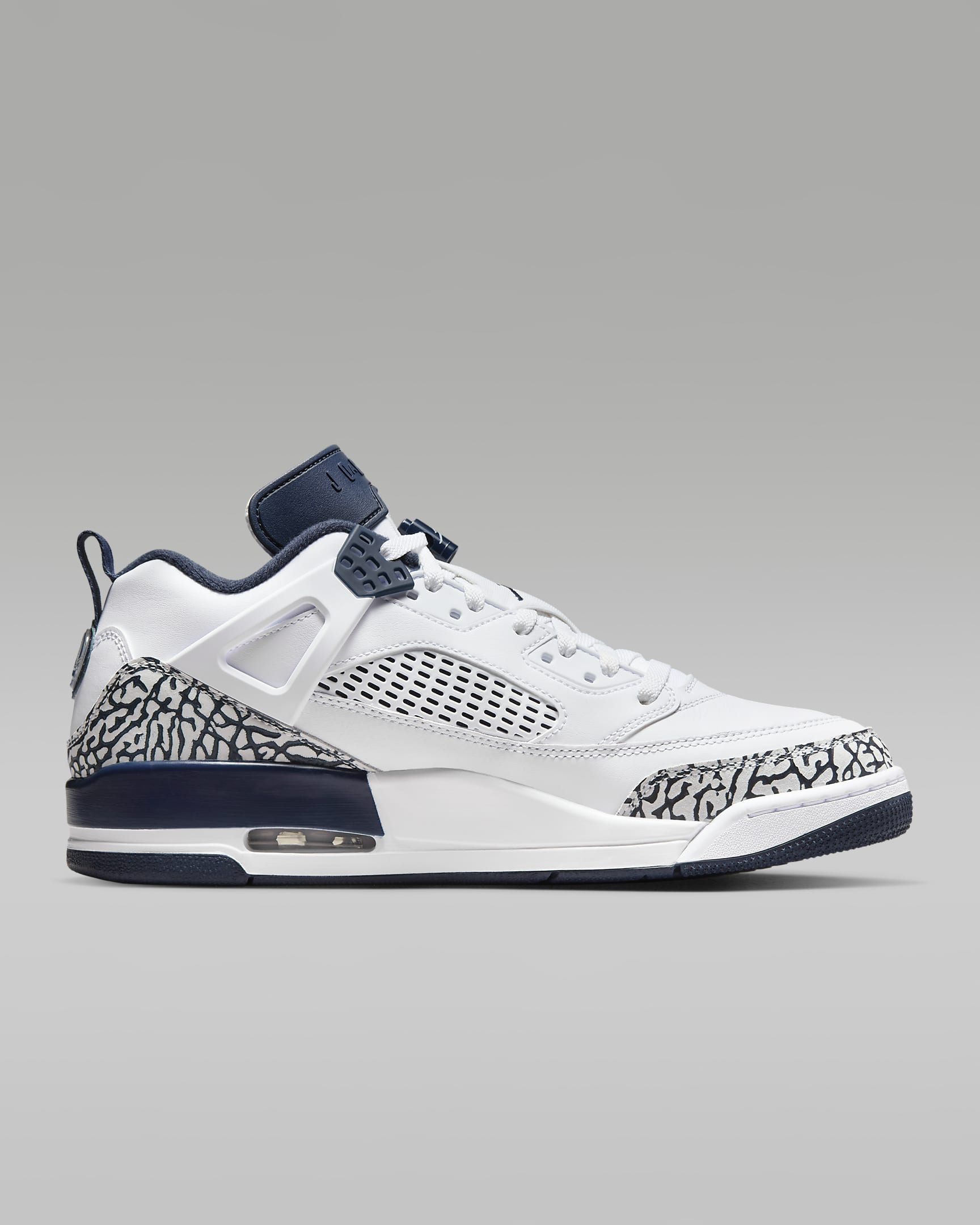 Chaussure Jordan Spizike Low pour homme - Blanc/Pure Platinum/Obsidian