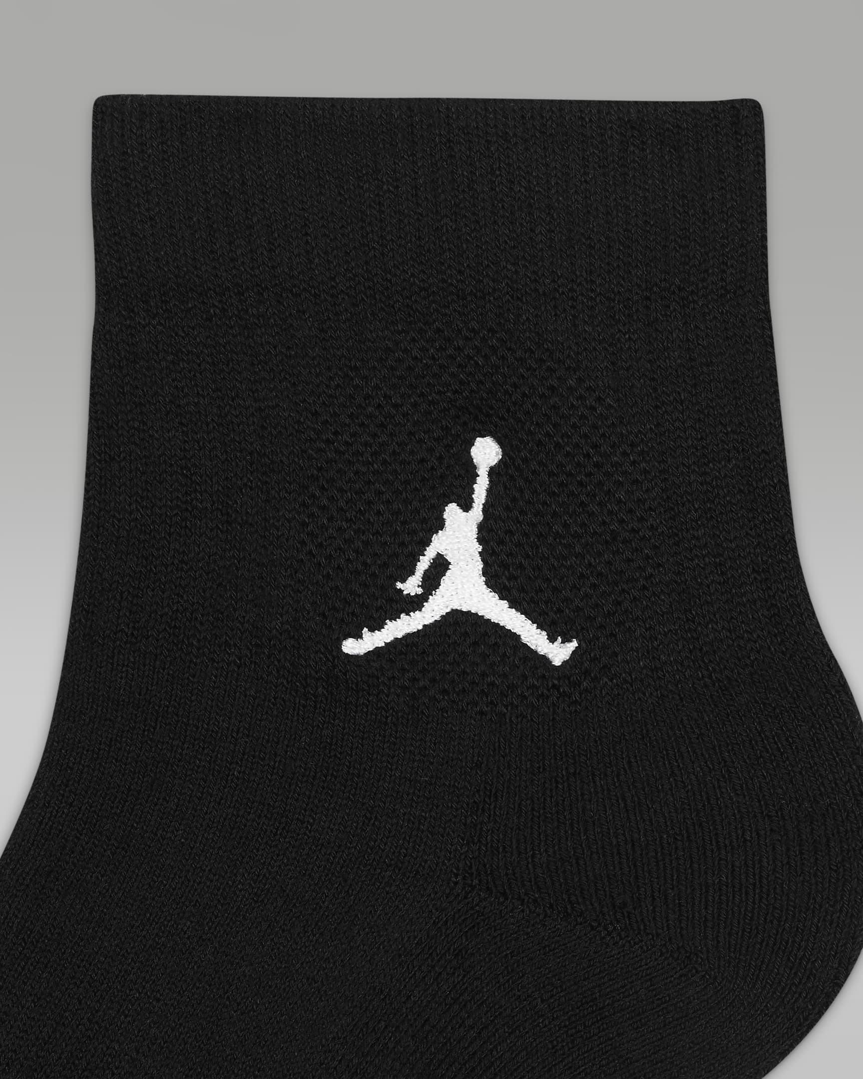 Calcetines al tobillo Everyday Jordan (3 pares) - Negro/Blanco