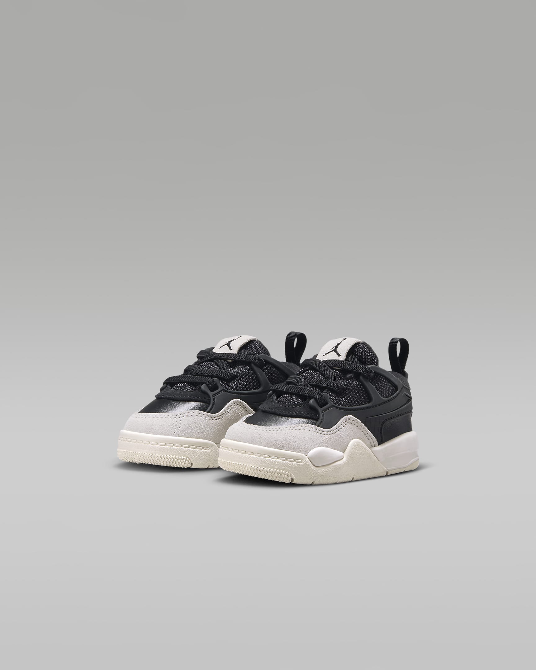 Jordan 4 RM Baby/Toddler Shoes - Black/Dark Grey/Light Bone