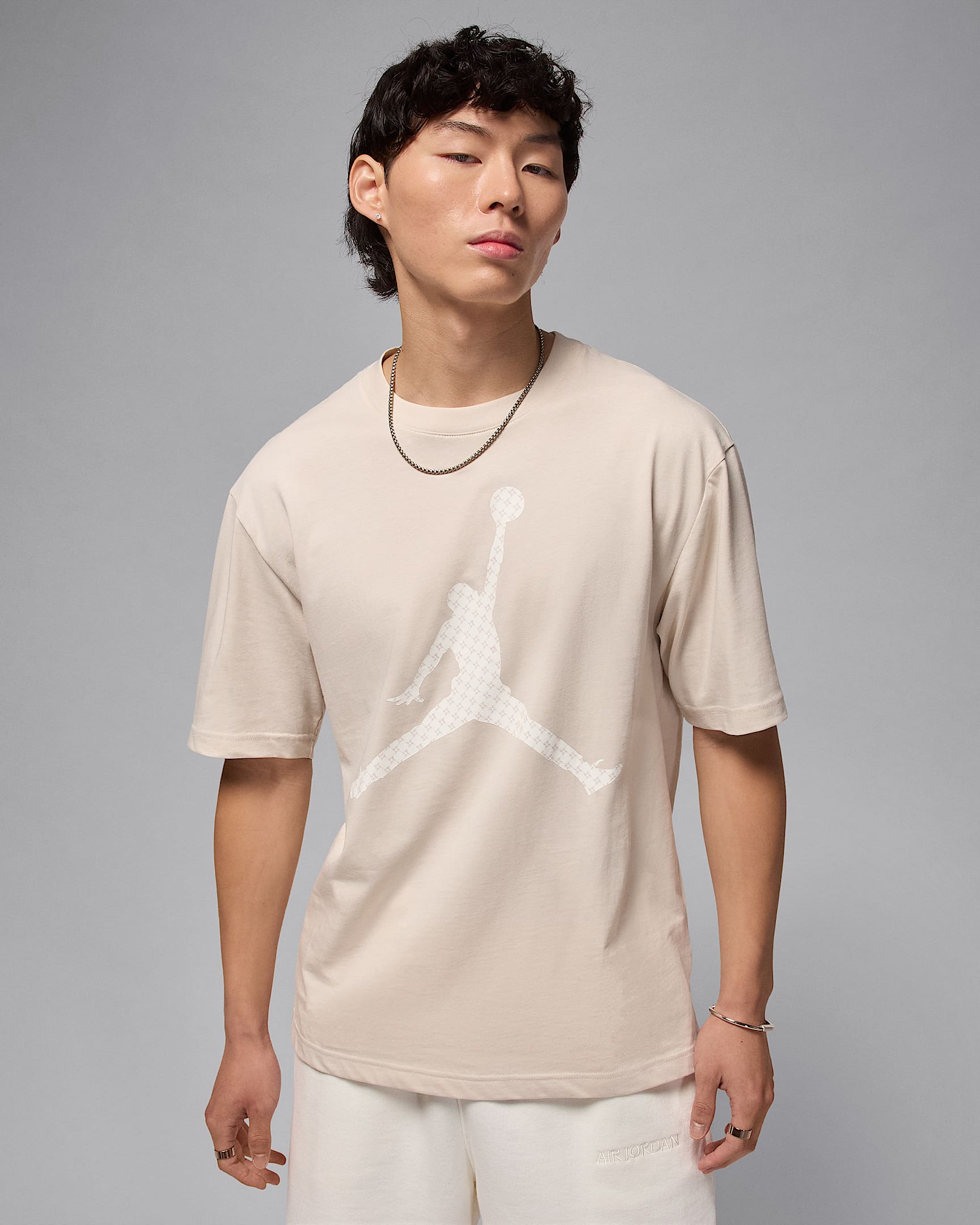 Jordan Brooklyn Men's T-Shirt - Light Orewood Brown/Sail