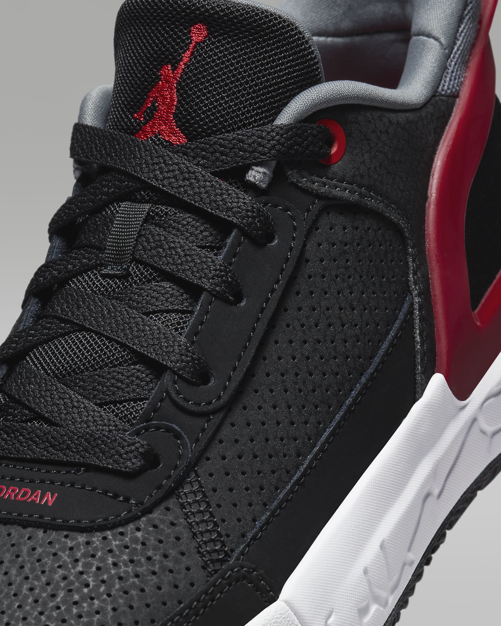 Jordan DAY1 EO Older Kids' Shoes - Black/Cool Grey/White/University Red