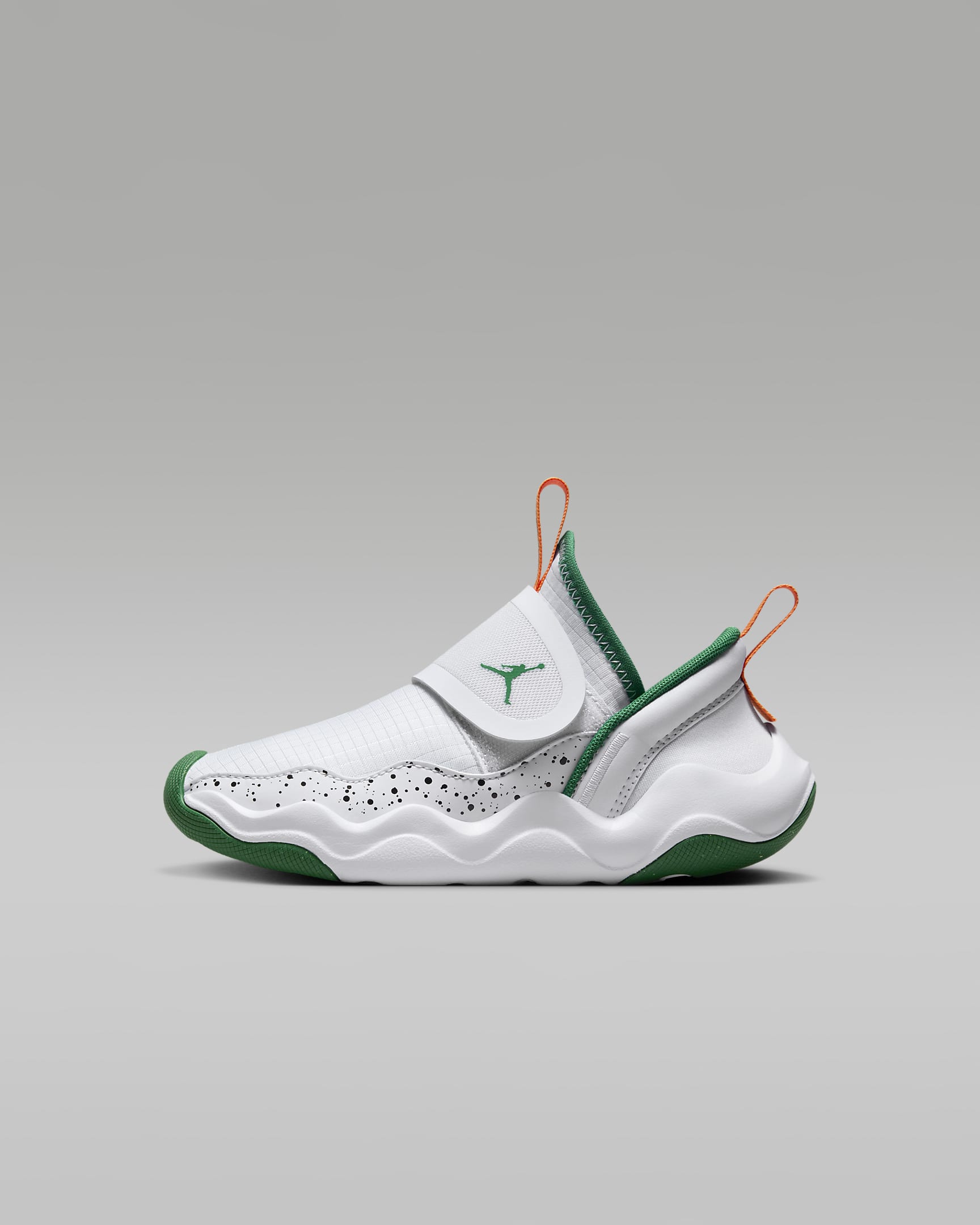 Jordan 23/7 Little Kids' Shoes - Football Grey/White/Orange Blaze/Pine Green