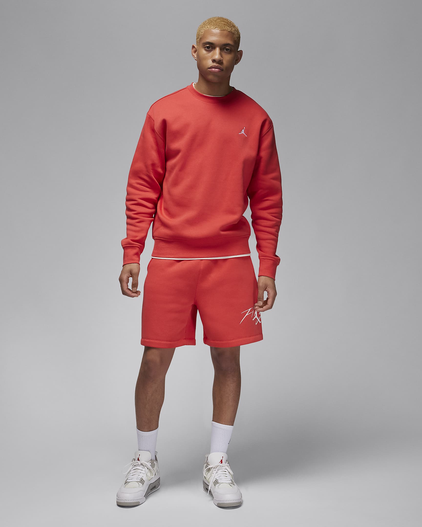 Jordan Brooklyn Fleece Men's Crew-Neck Sweatshirt. Nike BE