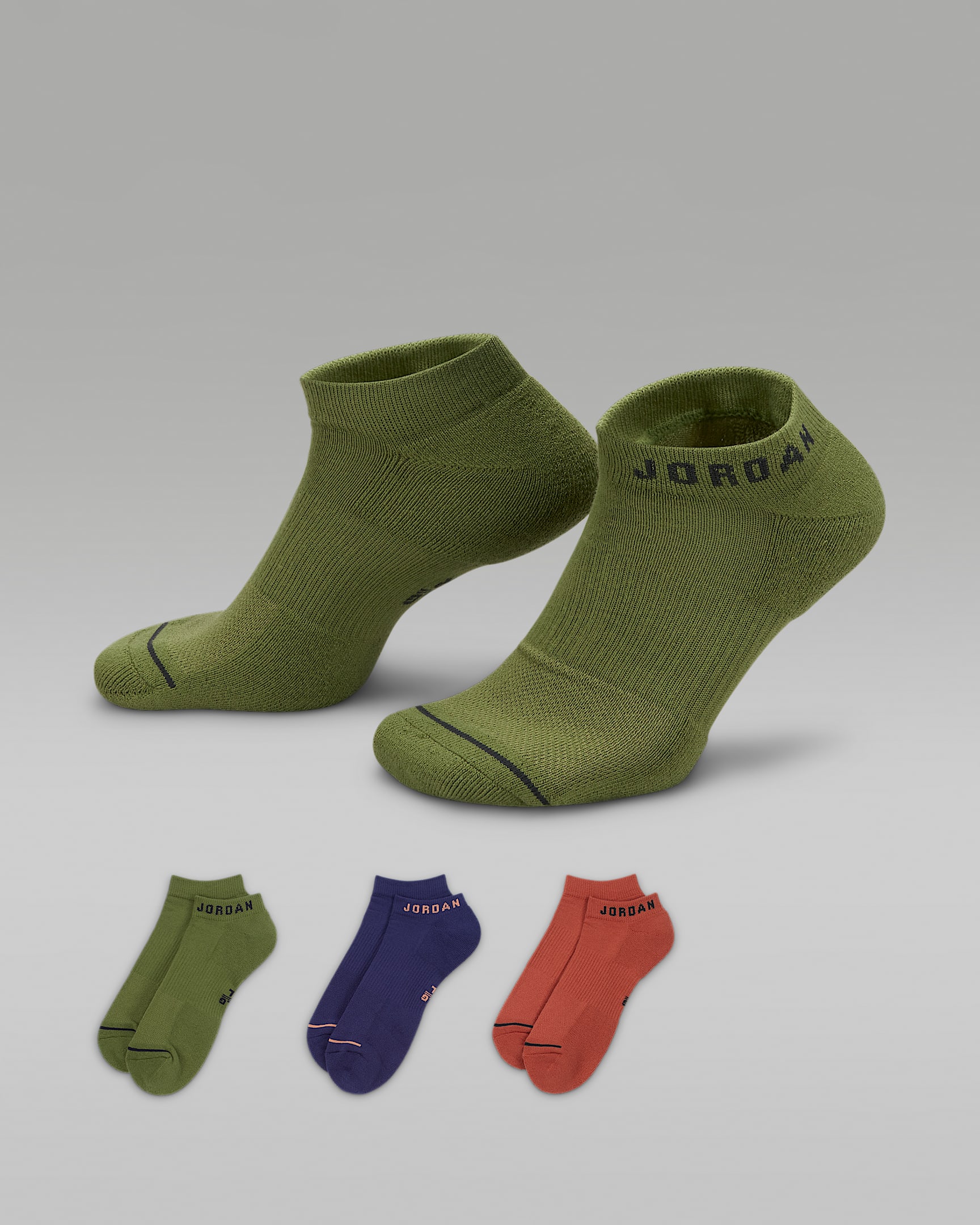 Jordan Everyday NoShow Socks (3 Pairs). Nike UK