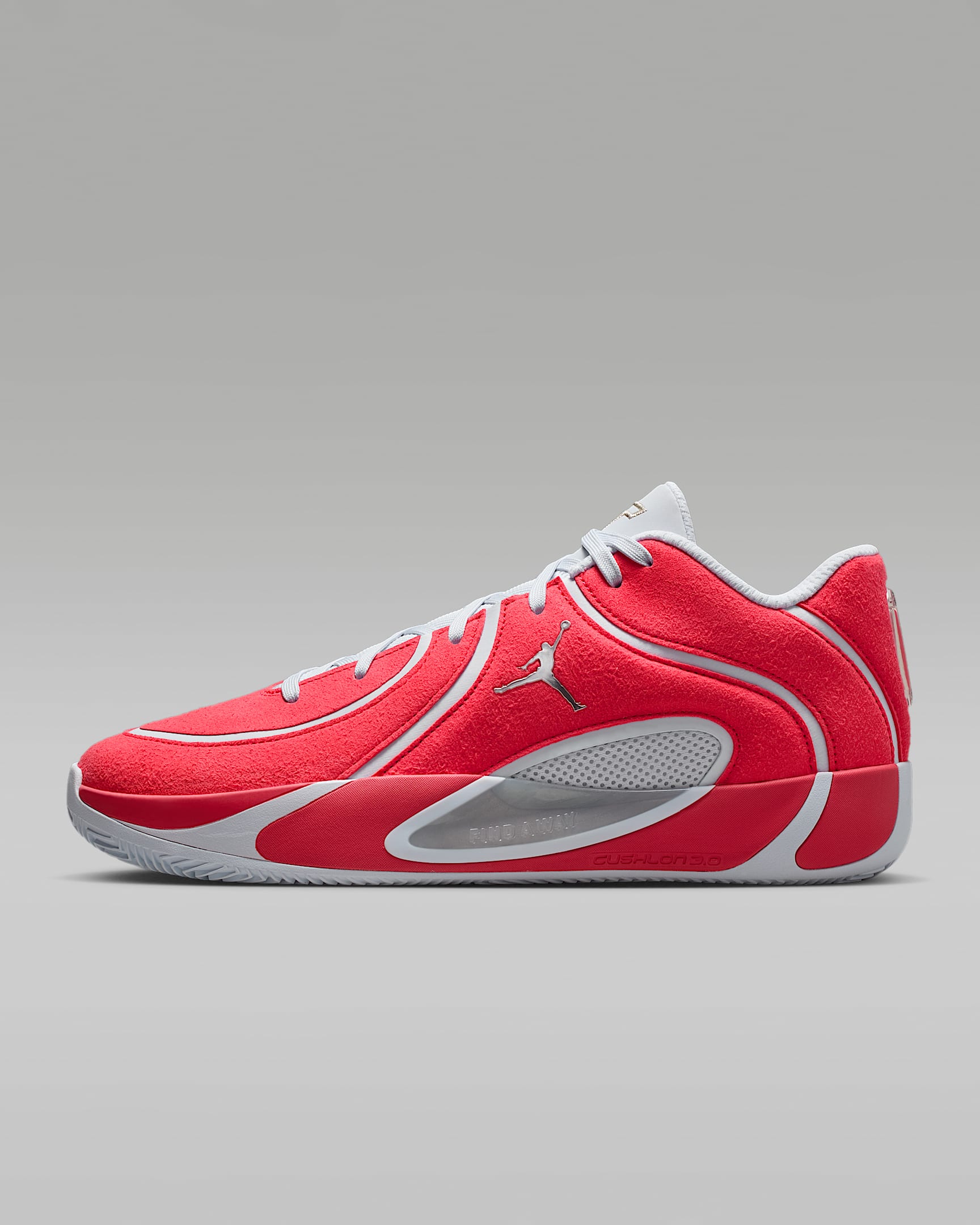 Tatum 4 Premium PF Basketball Shoes - Siren Red/Football Grey/Metallic Silver