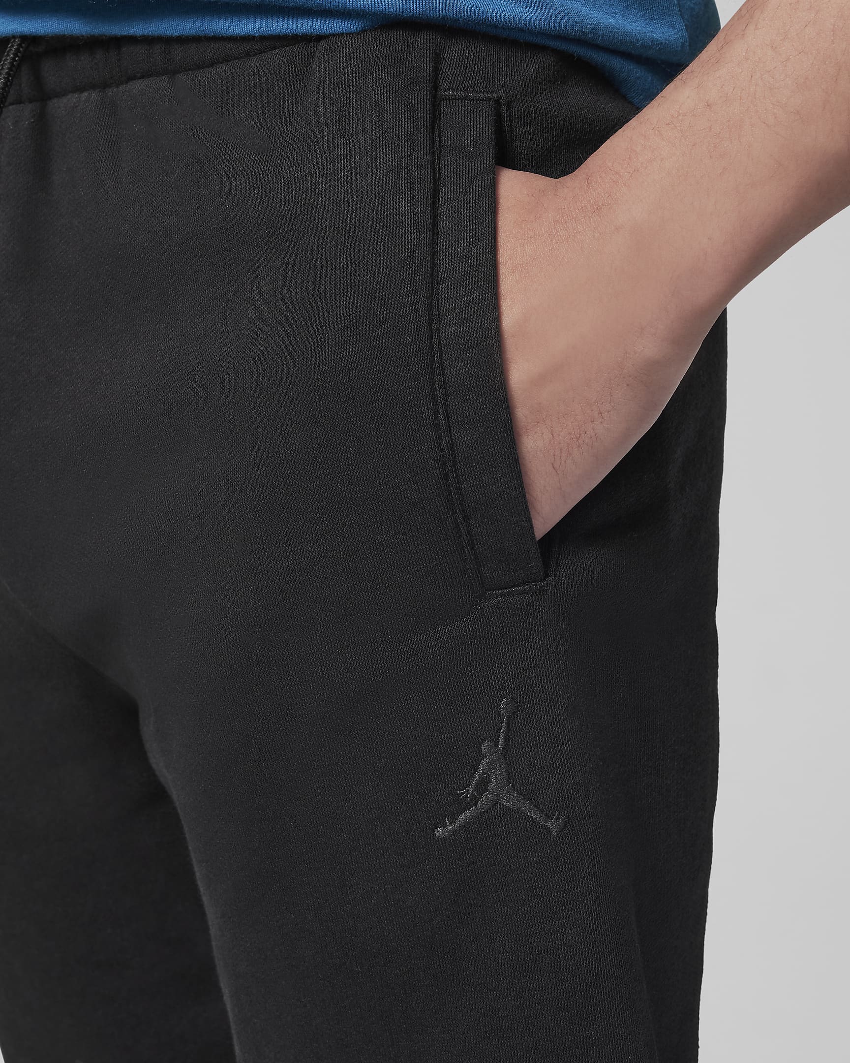 Jordan MJ Flight MVP Older Kids' Fleece Trousers - Black