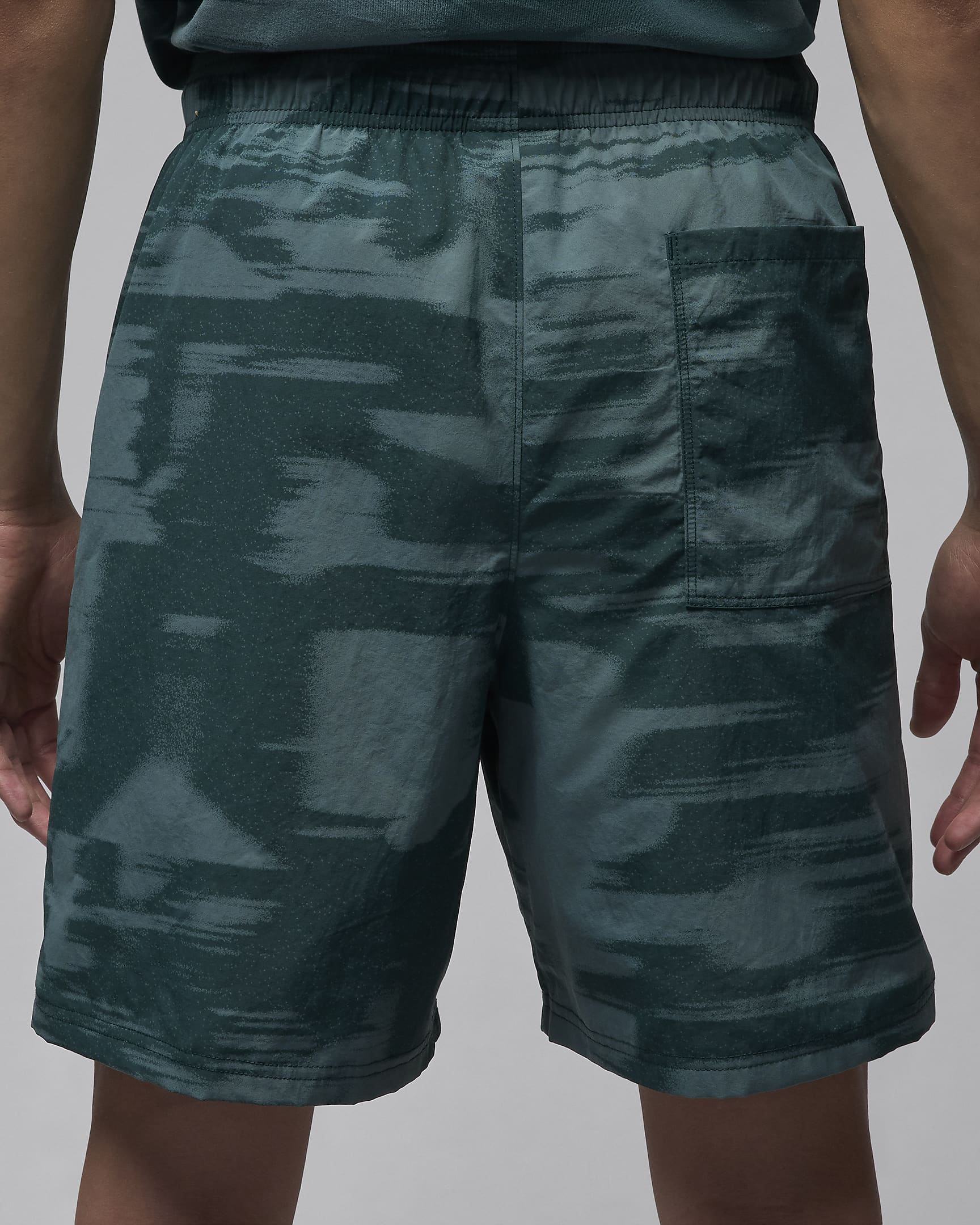 Jordan MVP Men's Printed Shorts - Mineral Slate/Oxidised Green/Sail