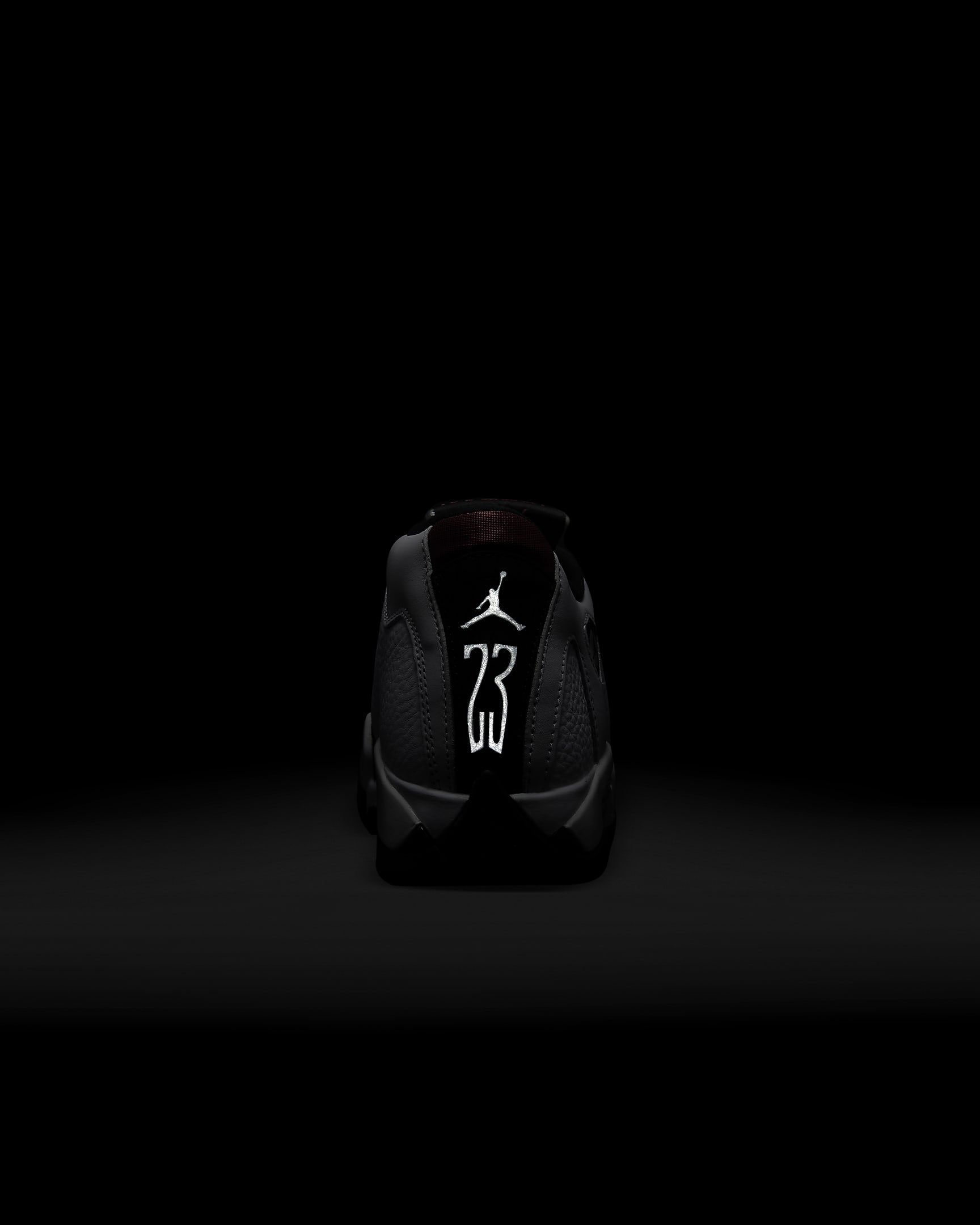 Air Jordan 14 Retro "Black Toe" Big Kids' Shoes - White/Black/Metallic Silver/Varsity Red