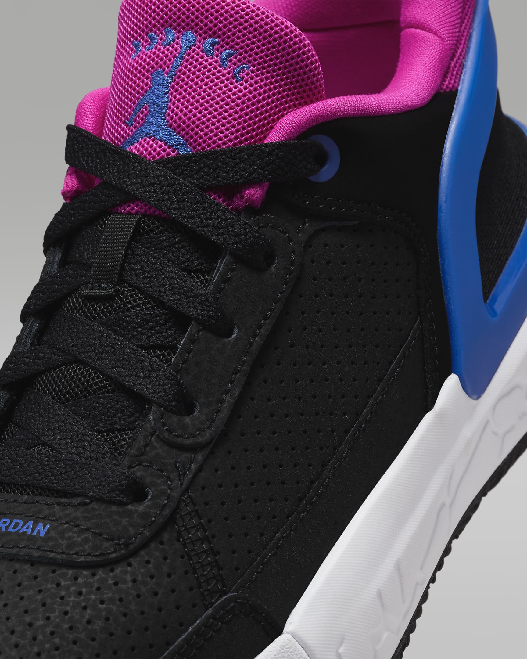 Jordan DAY1 EO Older Kids' Shoes - Black/Fire Pink/Active Pink/Game Royal