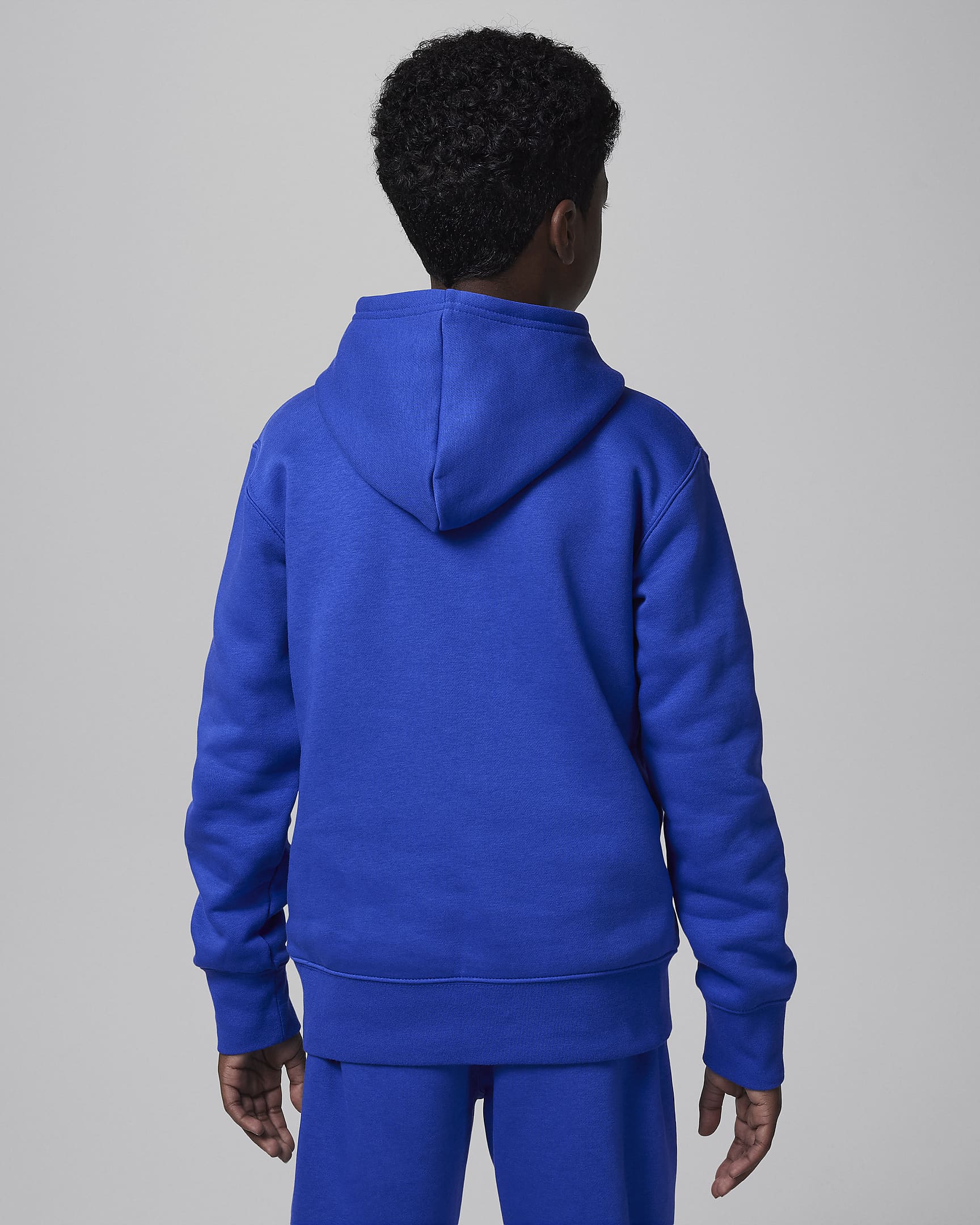 Bluza dla dużych dzieci Jumpman Baseline Jordan - Hyper Royal