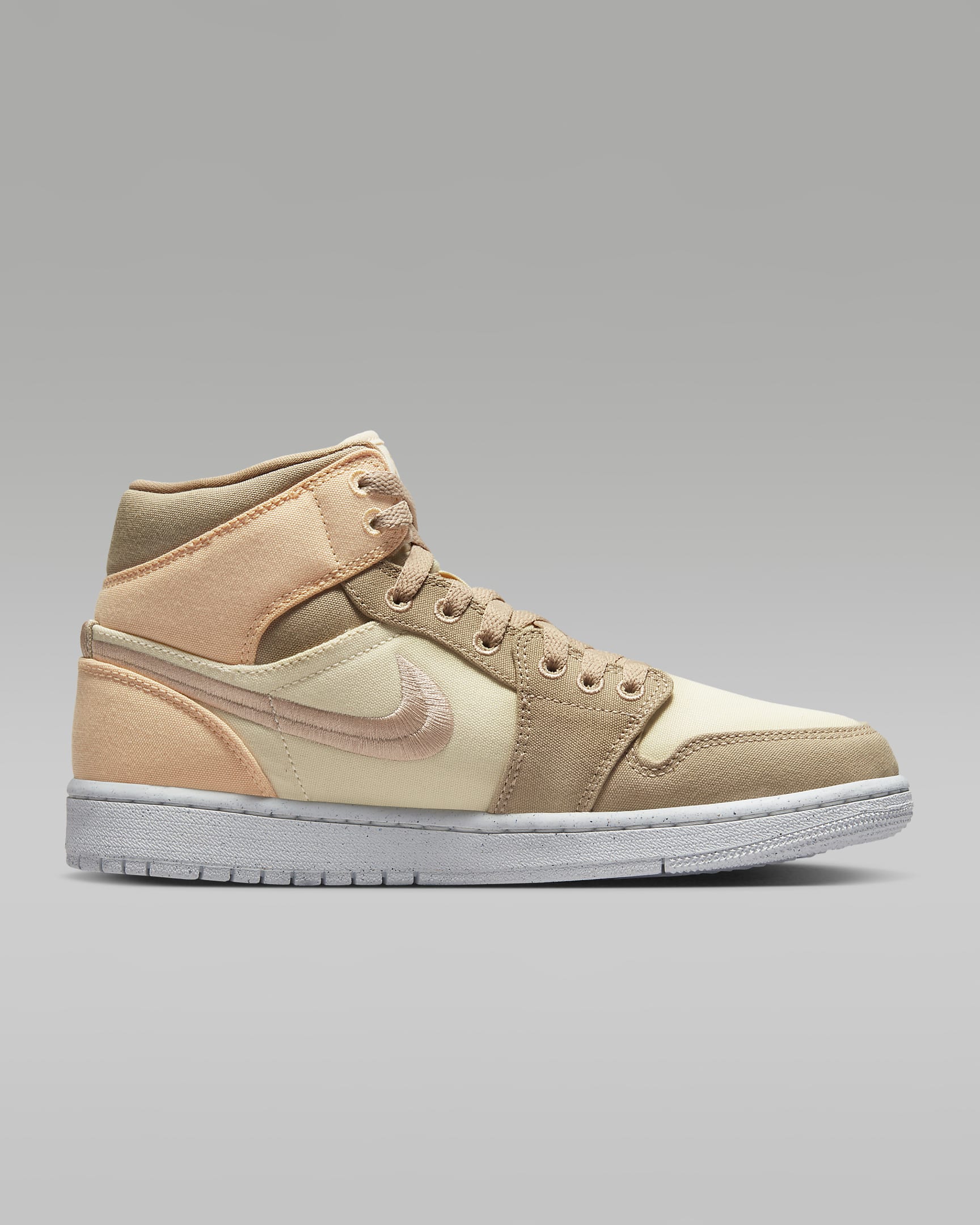 Air Jordan 1 Mid SE Women's Shoes - Muslin/Celestial Gold/Sail/Desert