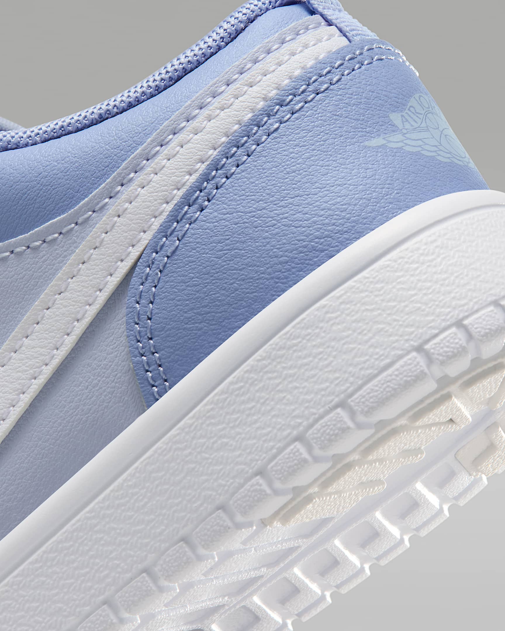 Chaussure Jordan 1 Low Alt pour enfant - Aluminum/Blanc/Hydrogen Blue