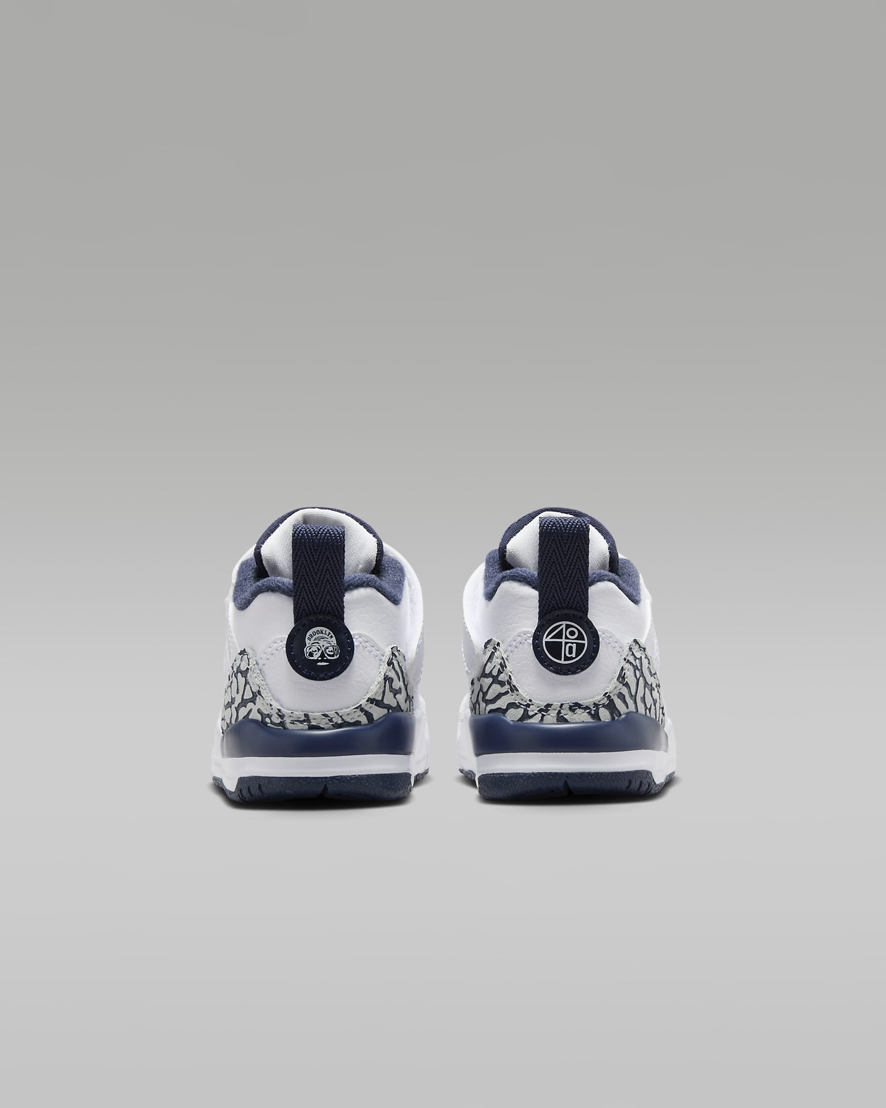 Jordan Spizike Low Baby/Toddler Shoes - White/Pure Platinum/Obsidian