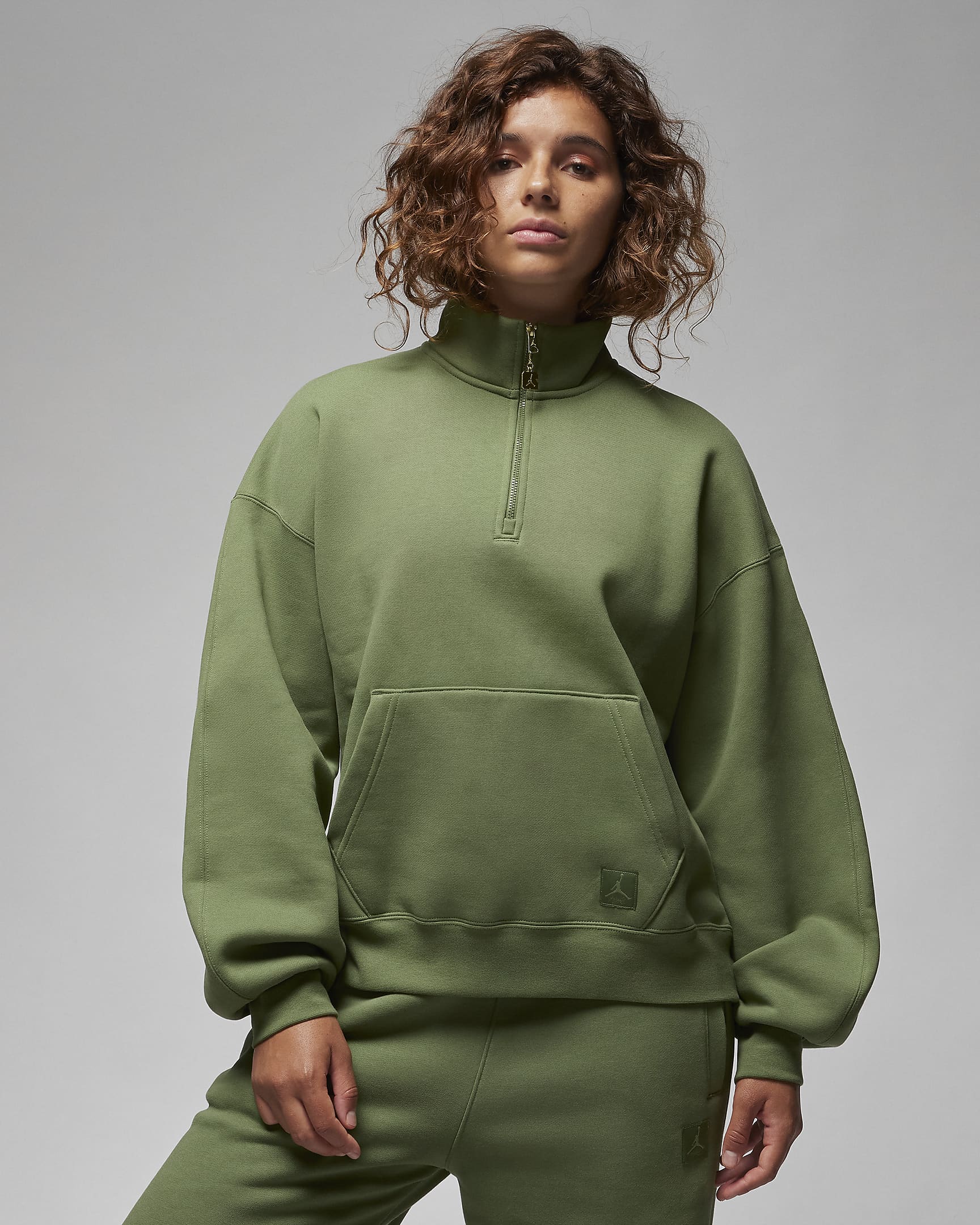 Jordan Flight Fleece Women's QuarterZip Top. Nike SG