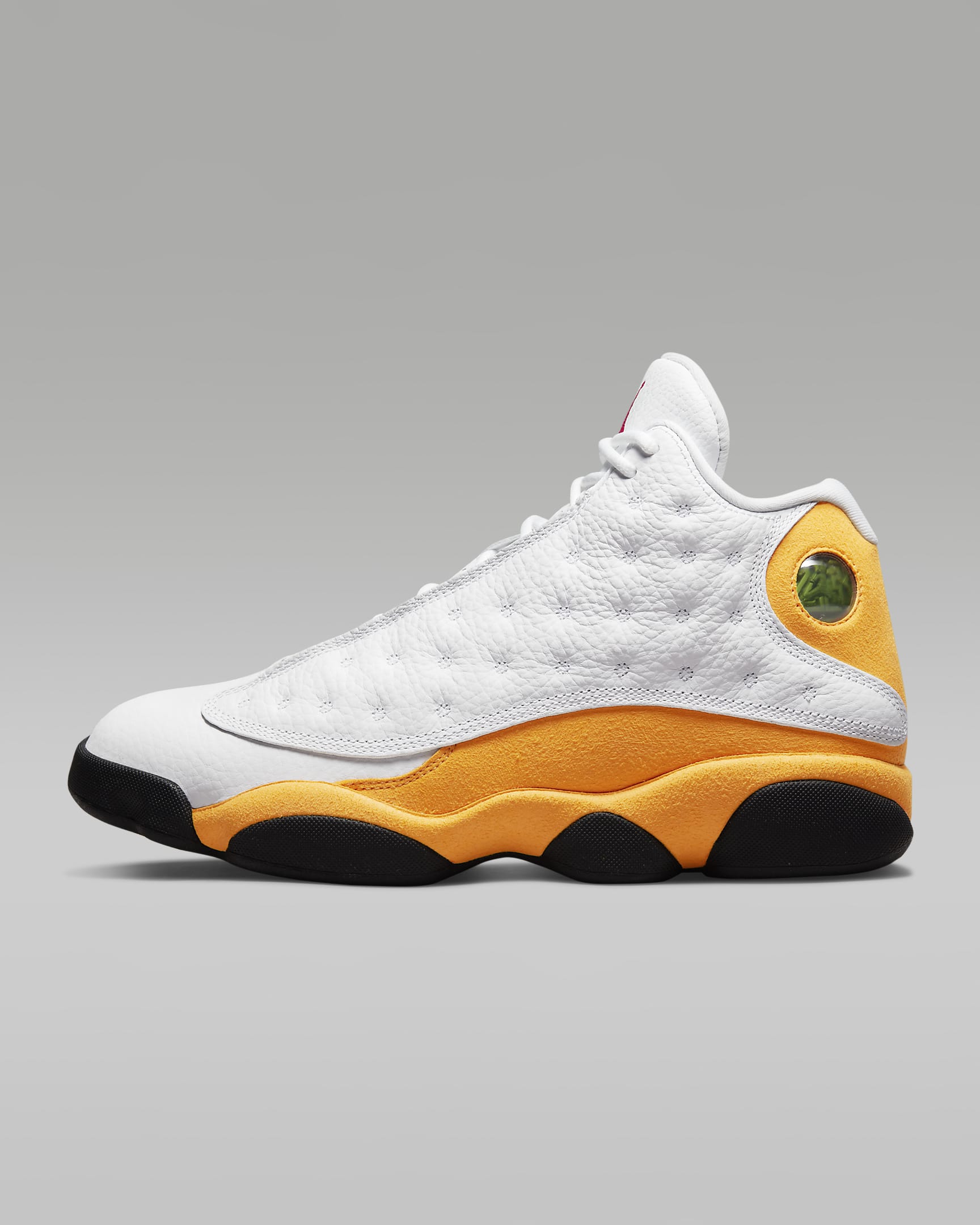 Air Jordan 13 Retro Shoes - White/Del Sol/Black/University Red