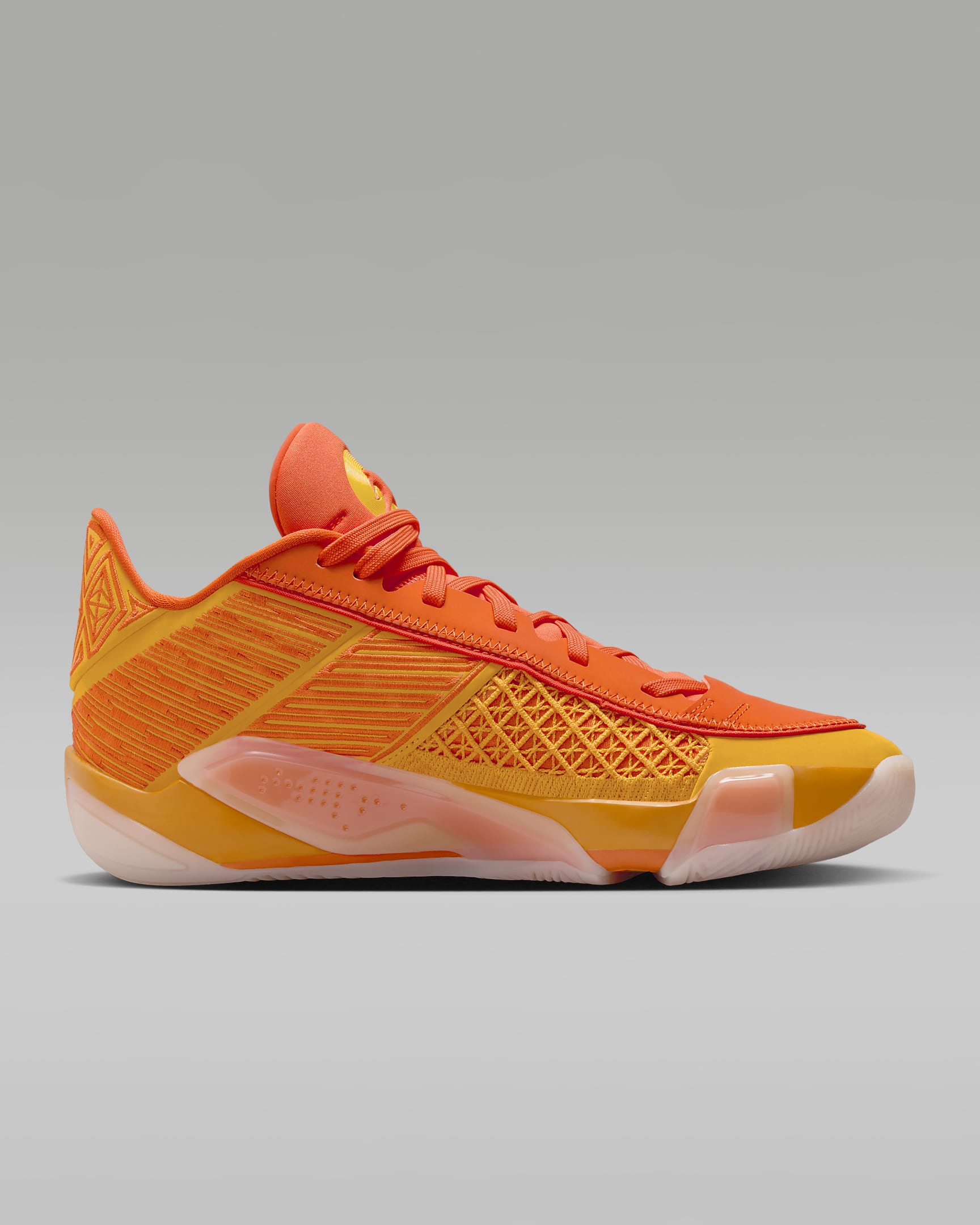 Air Jordan XXXVIII Low "Heiress" Kadın Basketbol Ayakkabısı - Taxi/Safety Orange/Sail/Tour Yellow