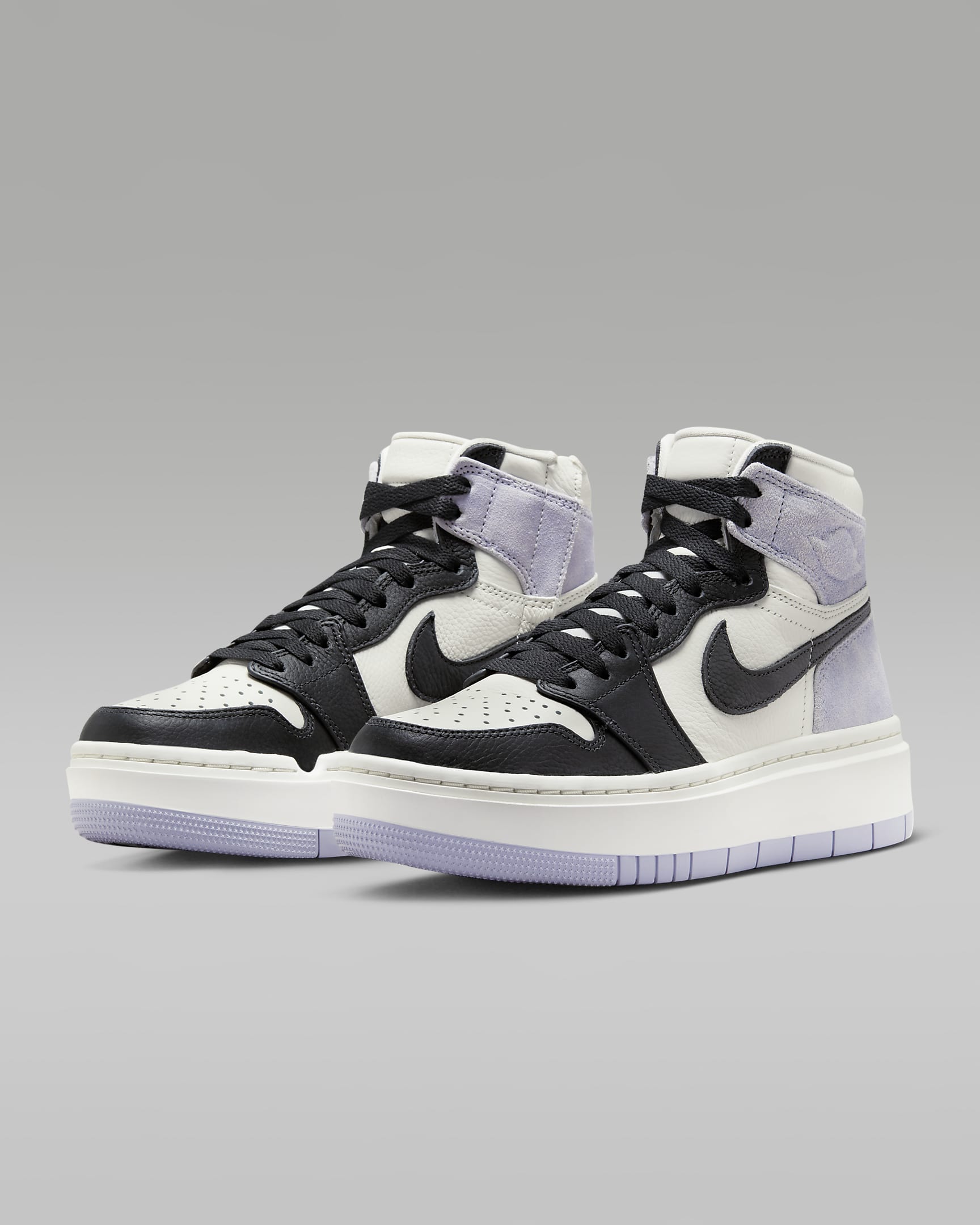 Air Jordan 1 Elevate High Women's Shoes - Titanium/Sail/Dark Smoke Grey