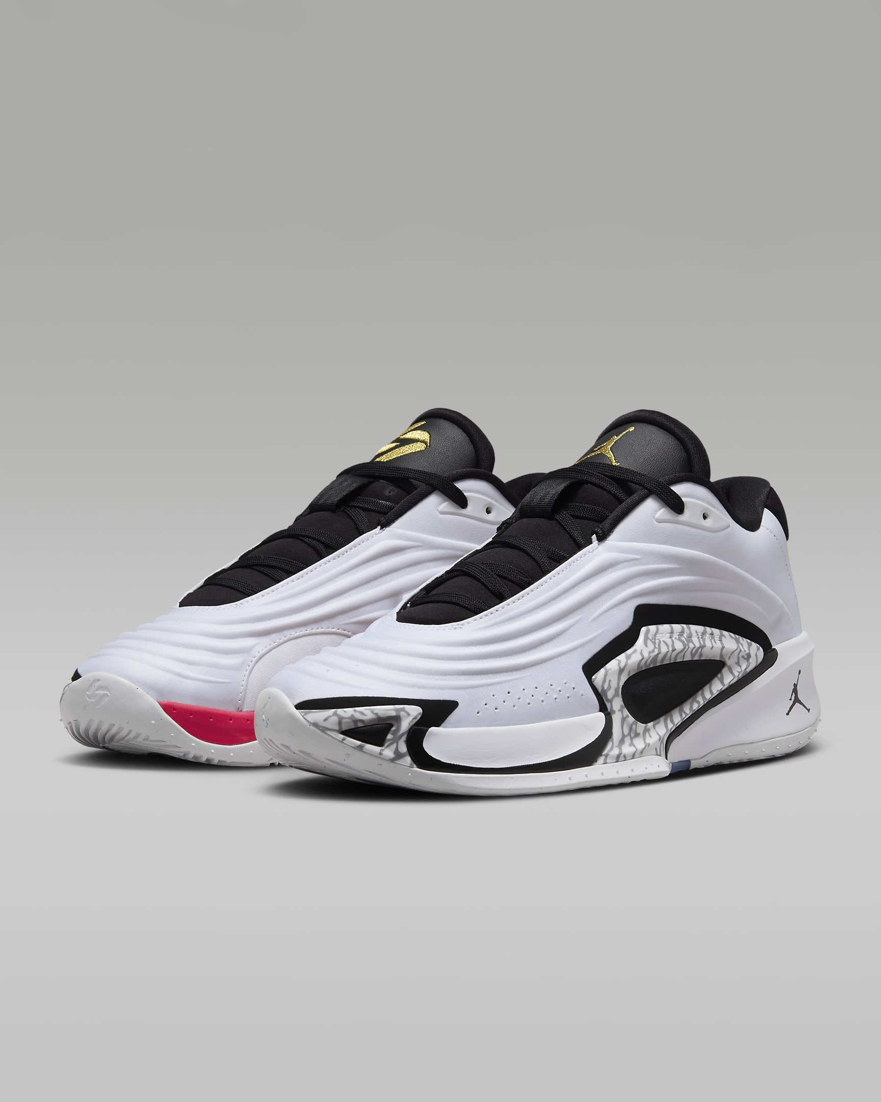 Luka 3 PF 'Motorsport' Basketball Shoes - White/Black/Red Orbit/Metallic Gold