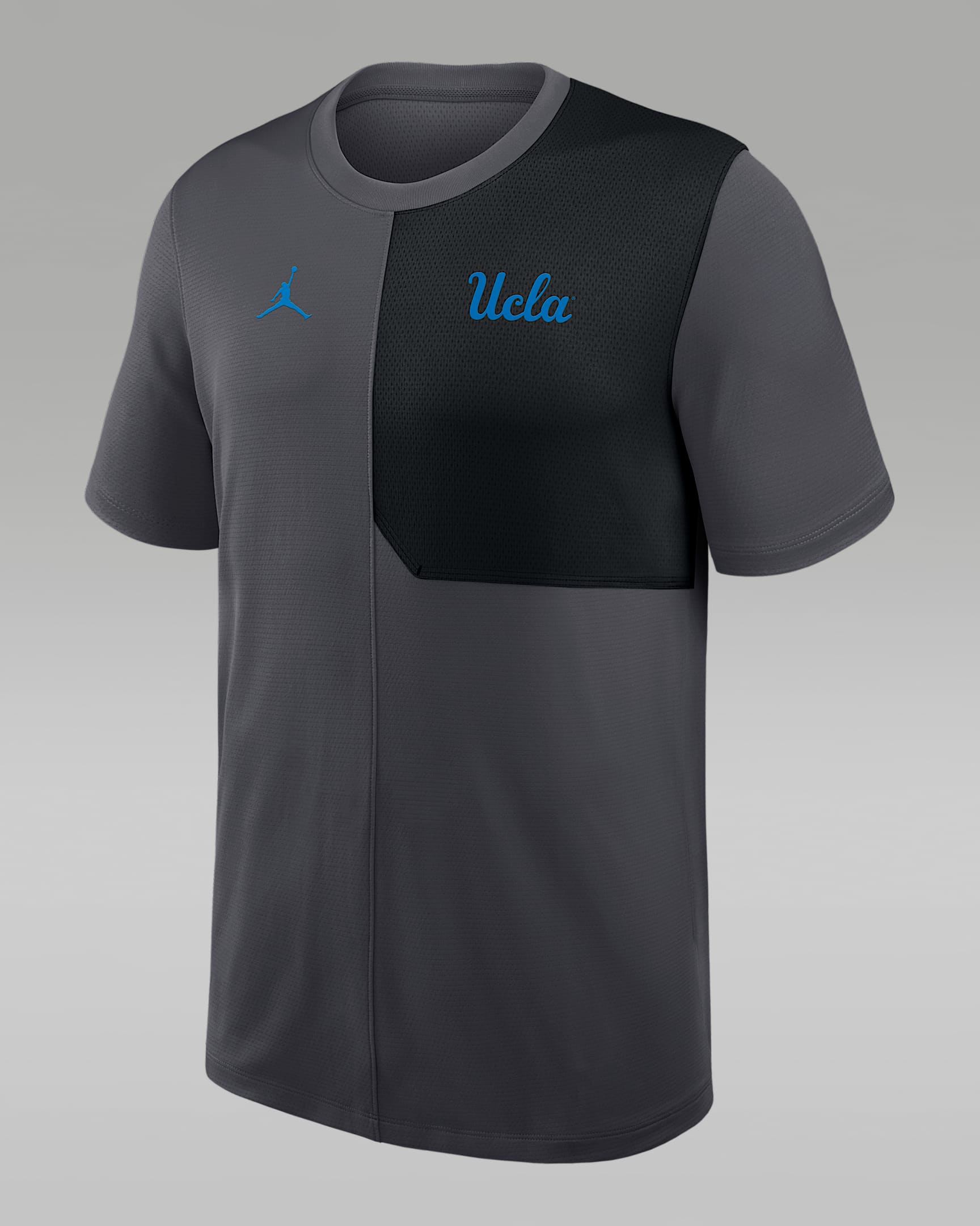 UCLA Sideline Coach Men's Jordan Brand Dri-FIT College Top - Anthracite