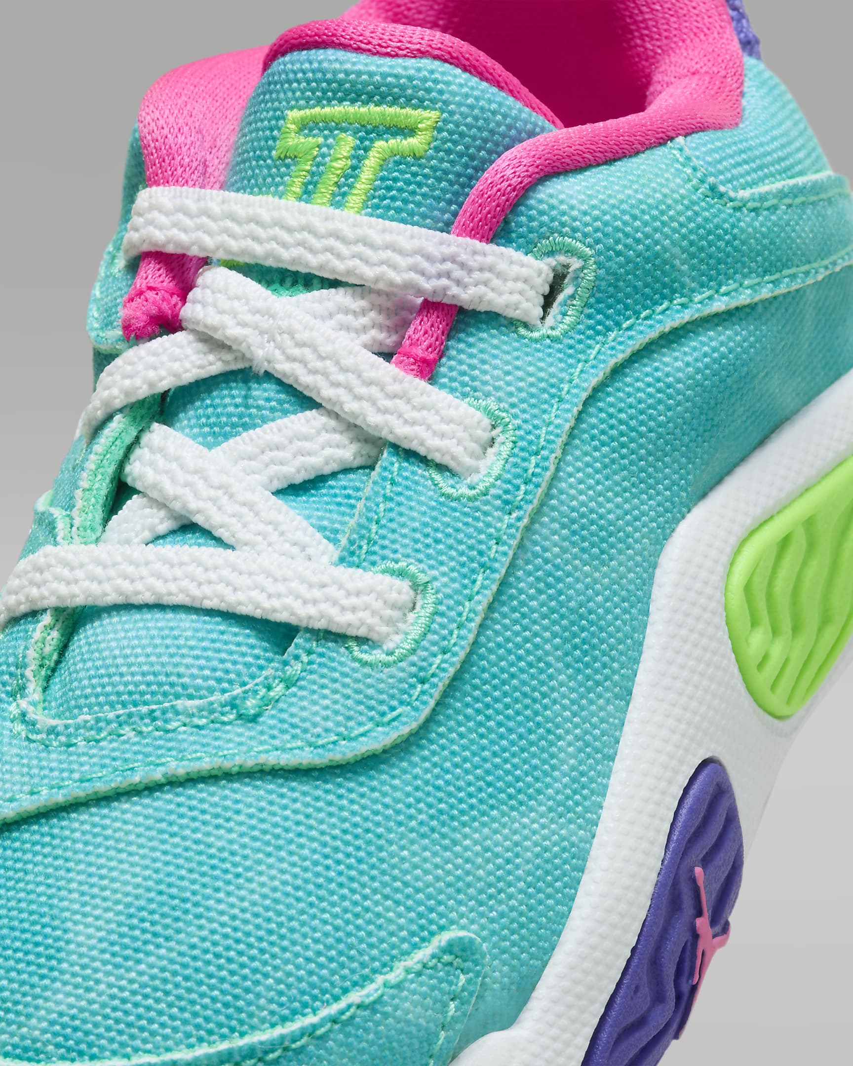 Tatum 2 Baby/Toddler Shoes - Hyper Jade/White/Hyper Pink/Green Strike