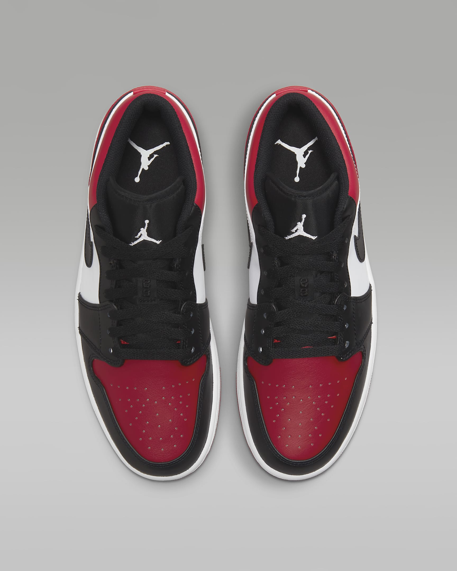 Air Jordan 1 Low Men's Shoes - Gym Red/Black/White