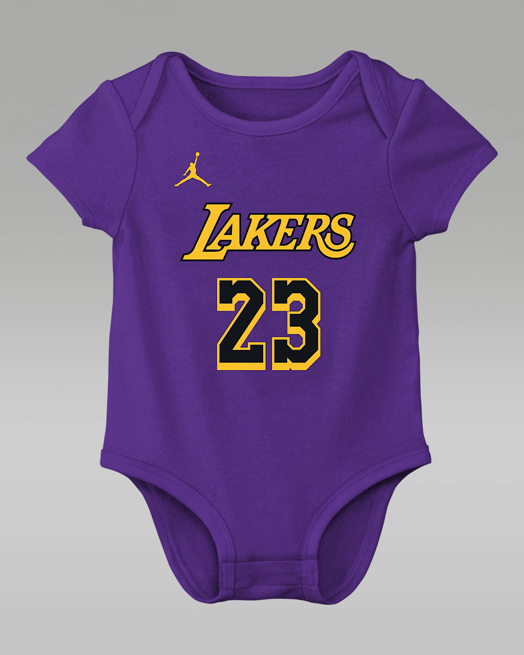 Body Jordan de la NBA para bebé LeBron James Los Angeles Lakers - Morado campo