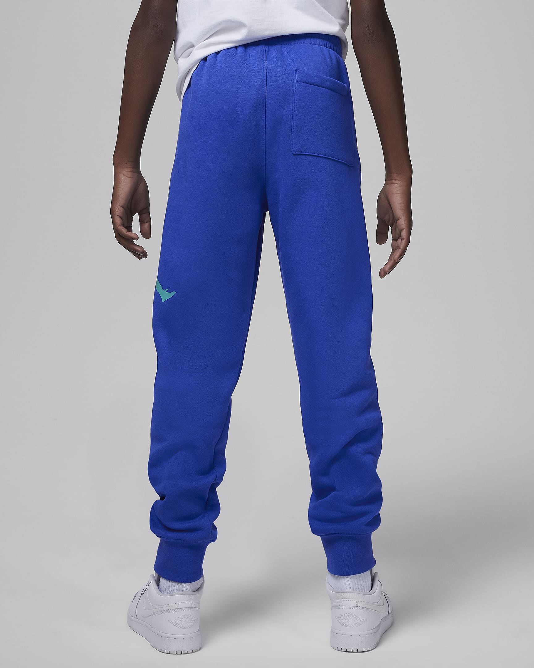 Spodnie dla dużych dzieci Jordan Jumpman Baseline - Hyper Royal