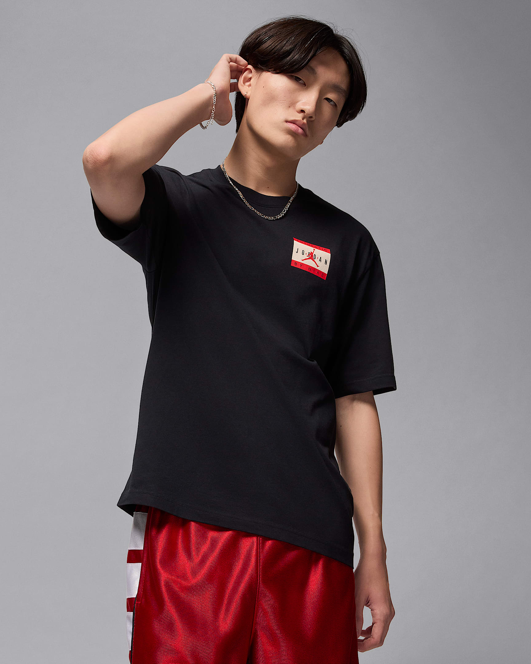 Jordan Brand T-shirt voor heren - Zwart/University Red