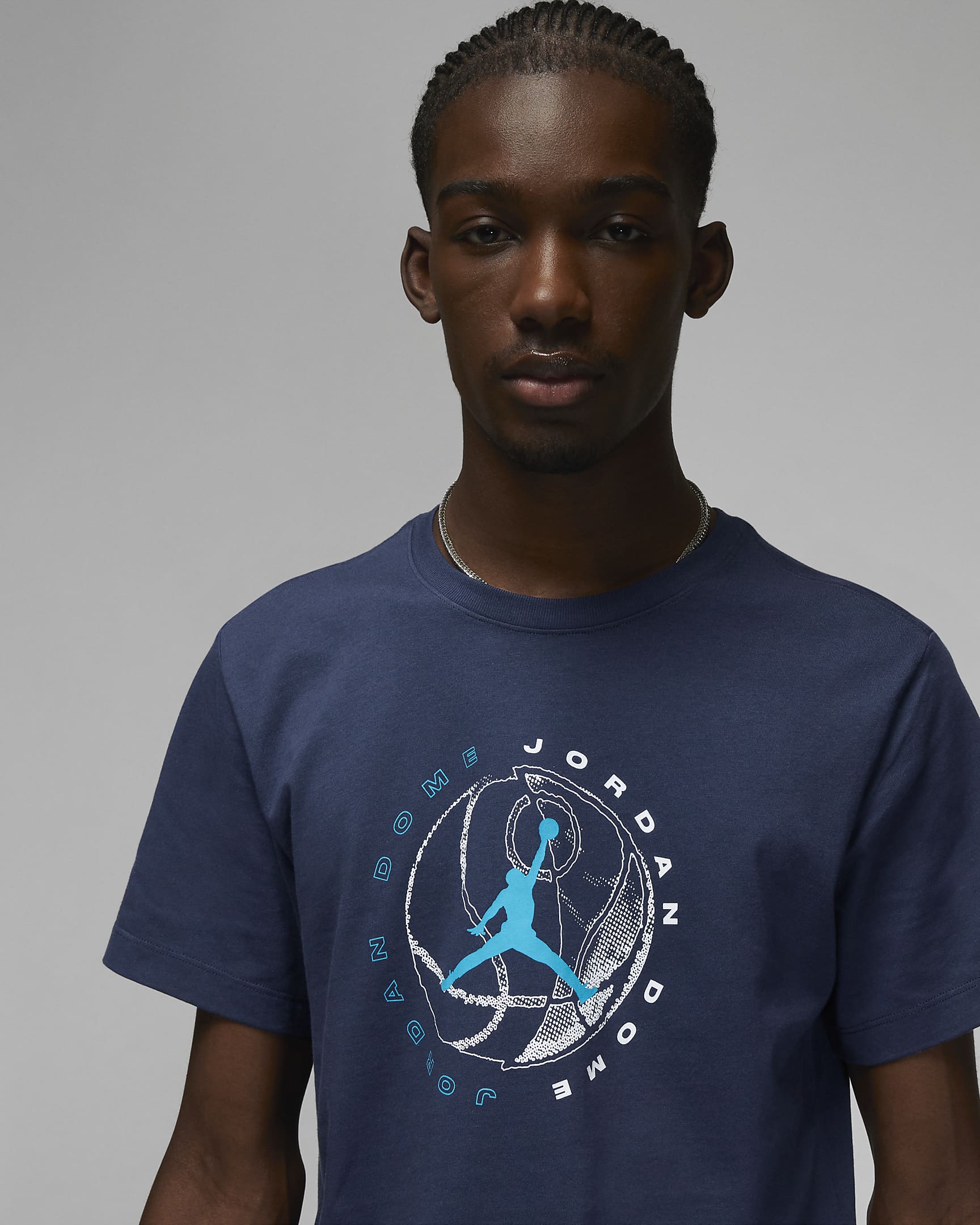 Jordan Dri-FIT Sport Men's Graphic T-Shirt - Midnight Navy/Black