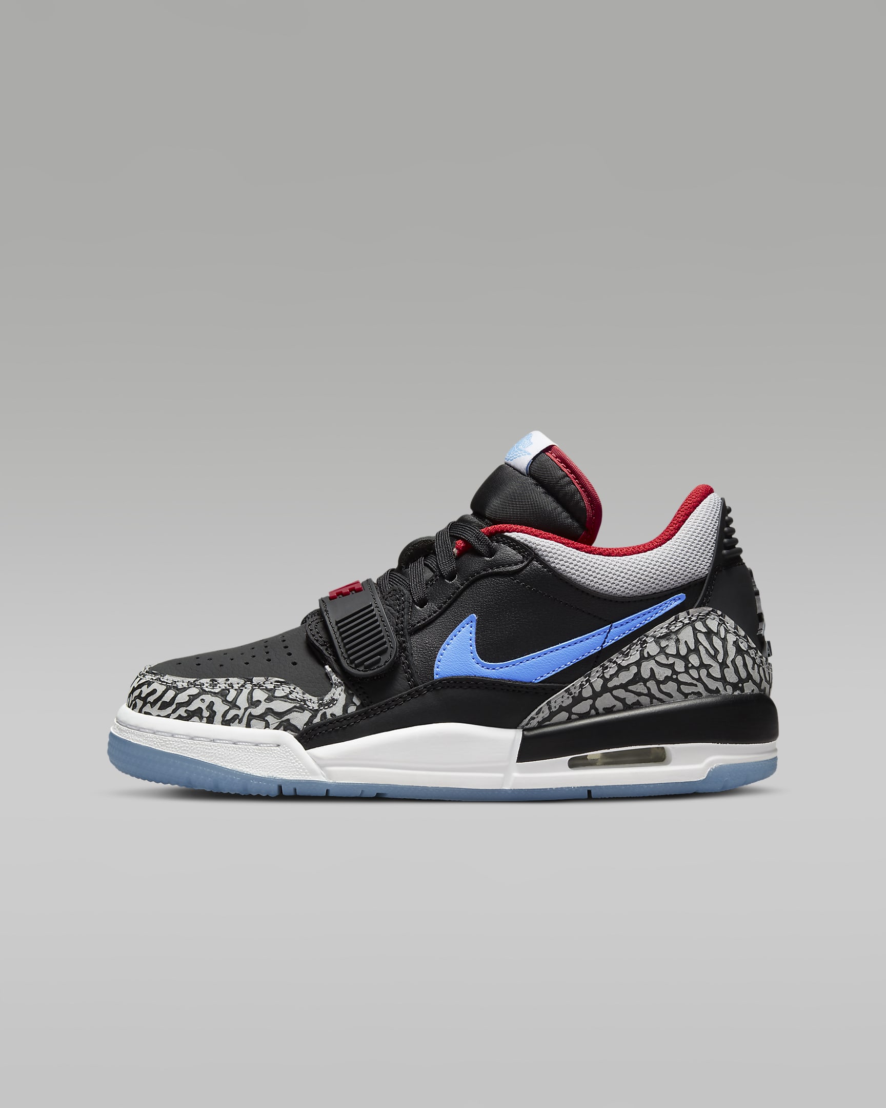 Air Jordan Legacy 312 Low Older Kids' Shoes - Black/Valour Blue/University Red/Wolf Grey