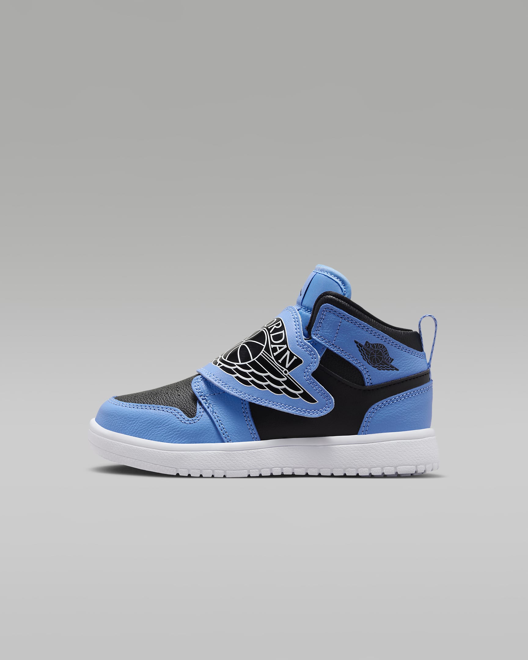 Sky Jordan 1 Younger Kids' Shoe - University Blue/White/Black