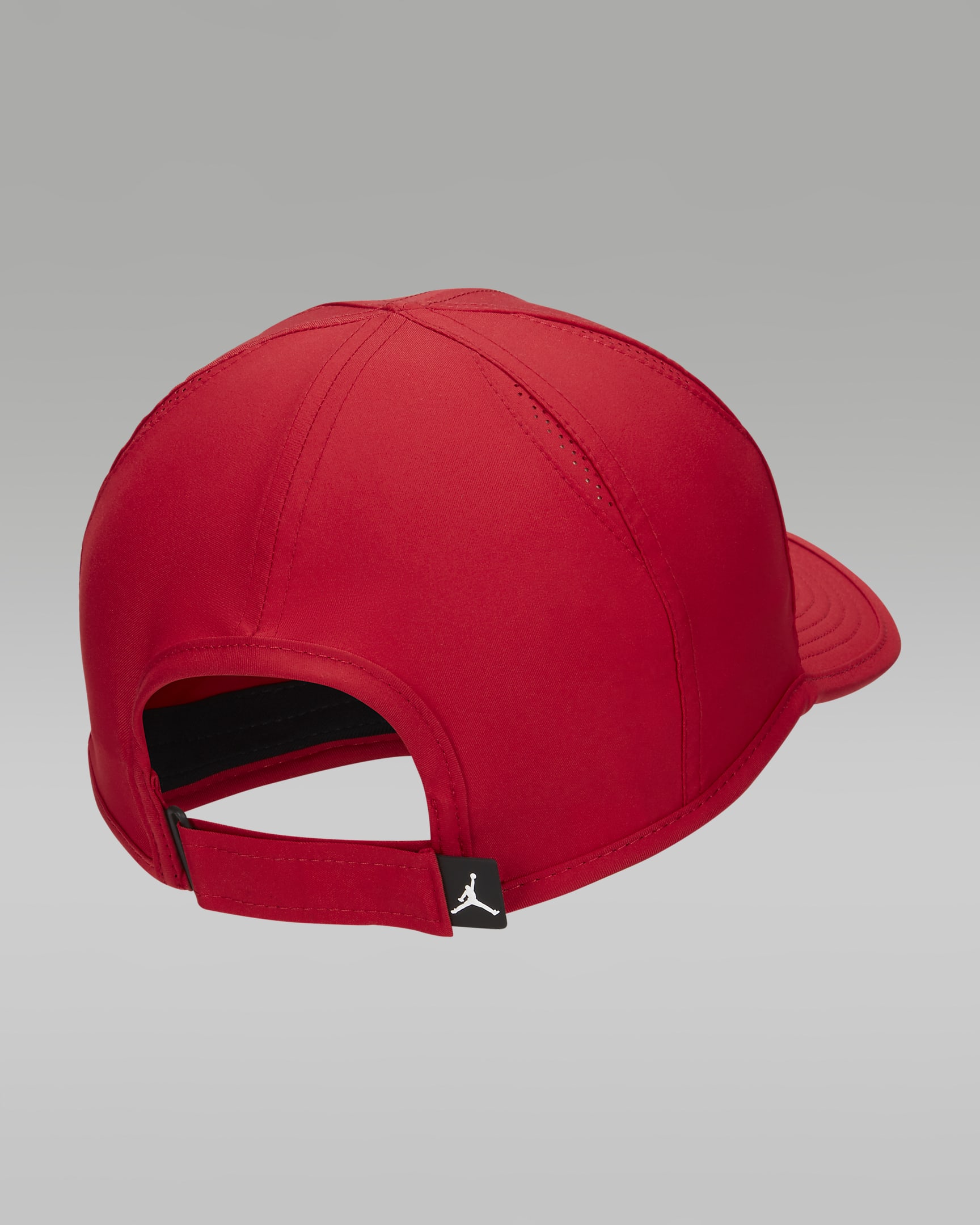 Jordan Dri-FIT Club Unstructured Curved Bill Cap - Gym Red/Black/Black