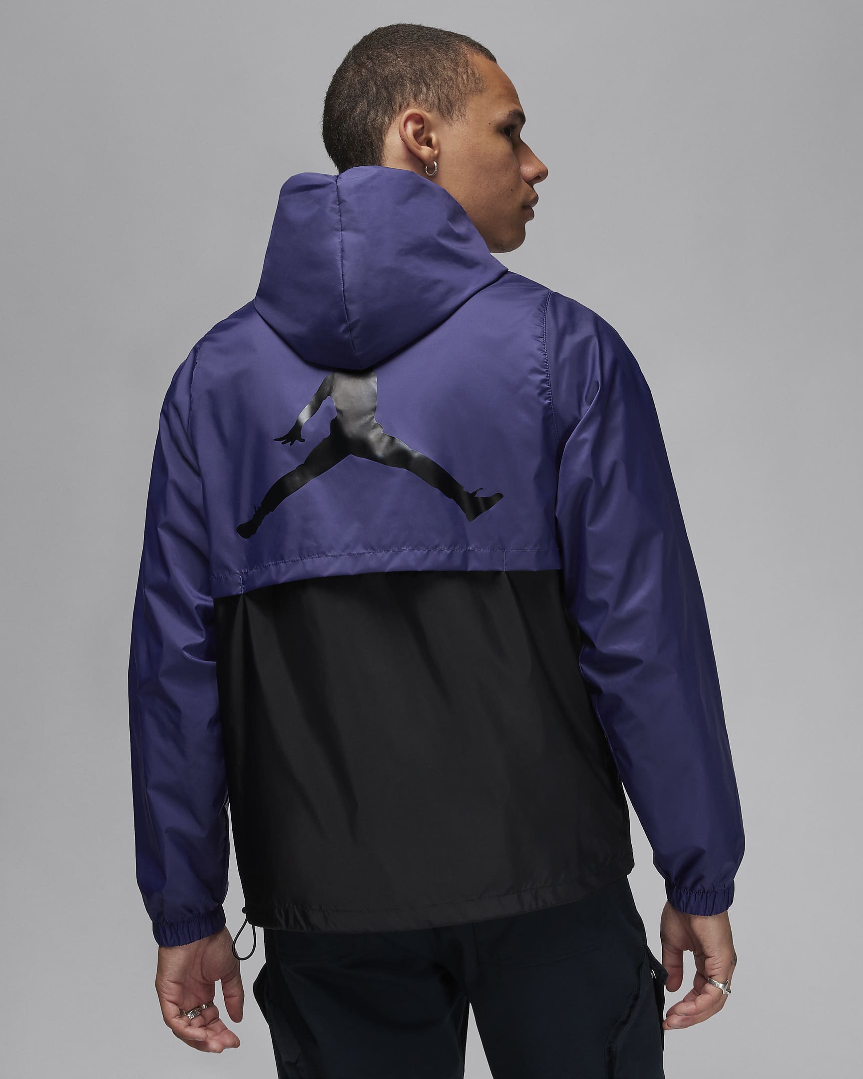 Jordan Essentials Men's Woven Jacket - Sky J Purple/Black/Black