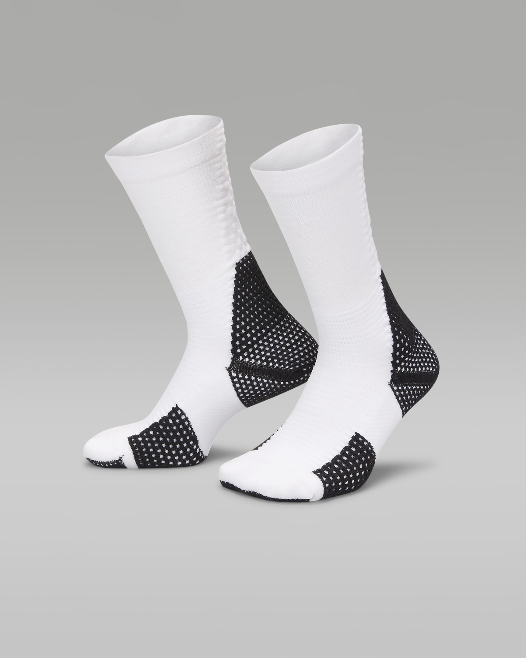 Jordan Unicorn Dri-FIT ADV Cushioned Crew Socks (1 Pair) - White/Black