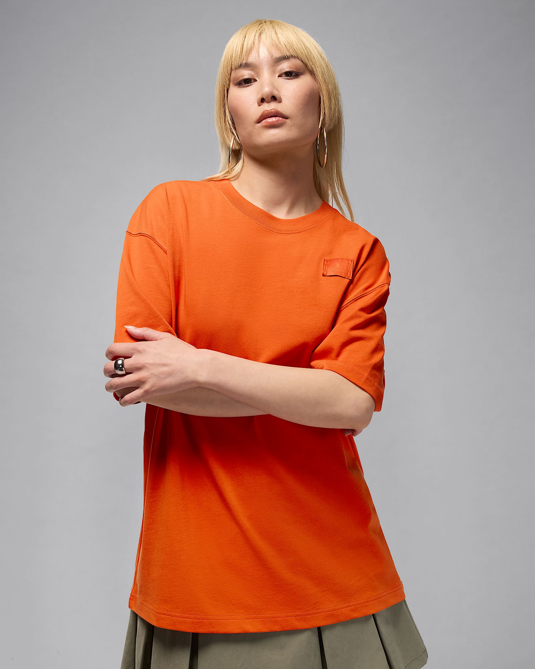 เสื้อยืดผู้หญิงขนาดโอเวอร์ไซส์ Jordan Flight Essentials - Starfish