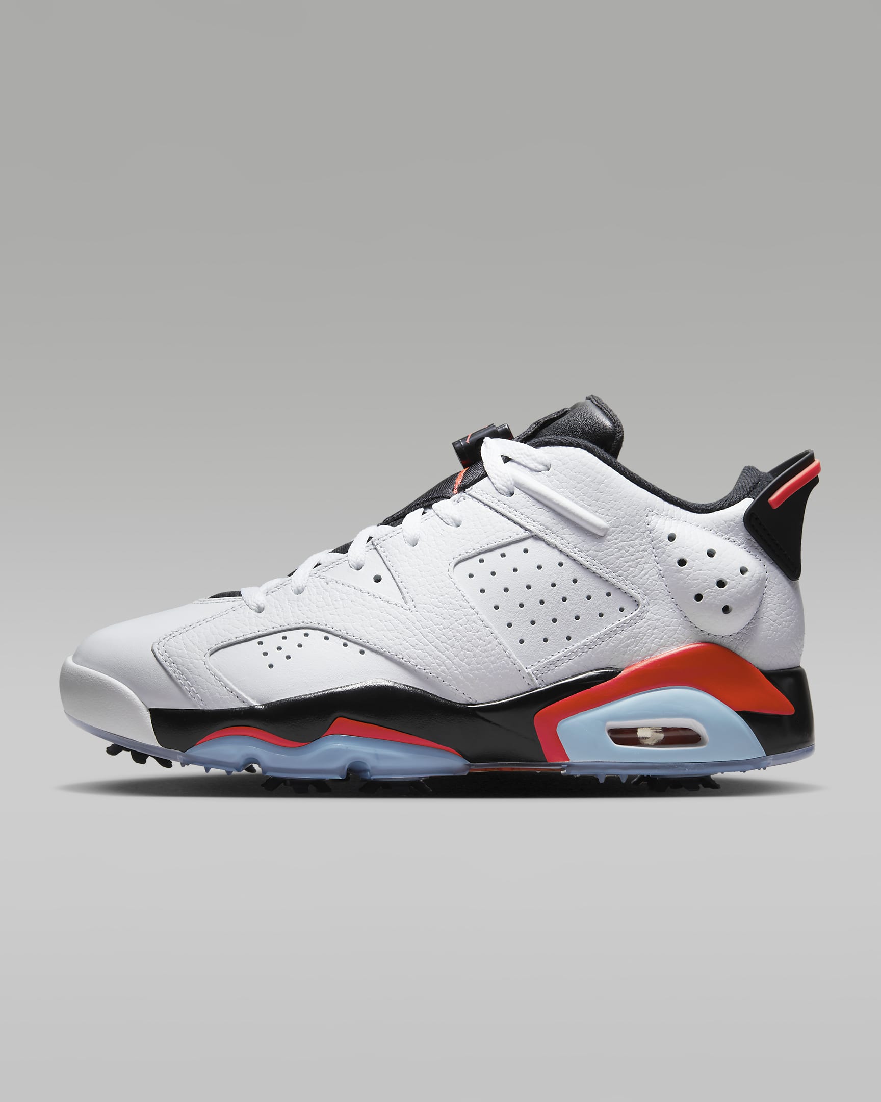 Jordan Retro 6 G Men's Golf Shoes - White/Infrared 23/Black